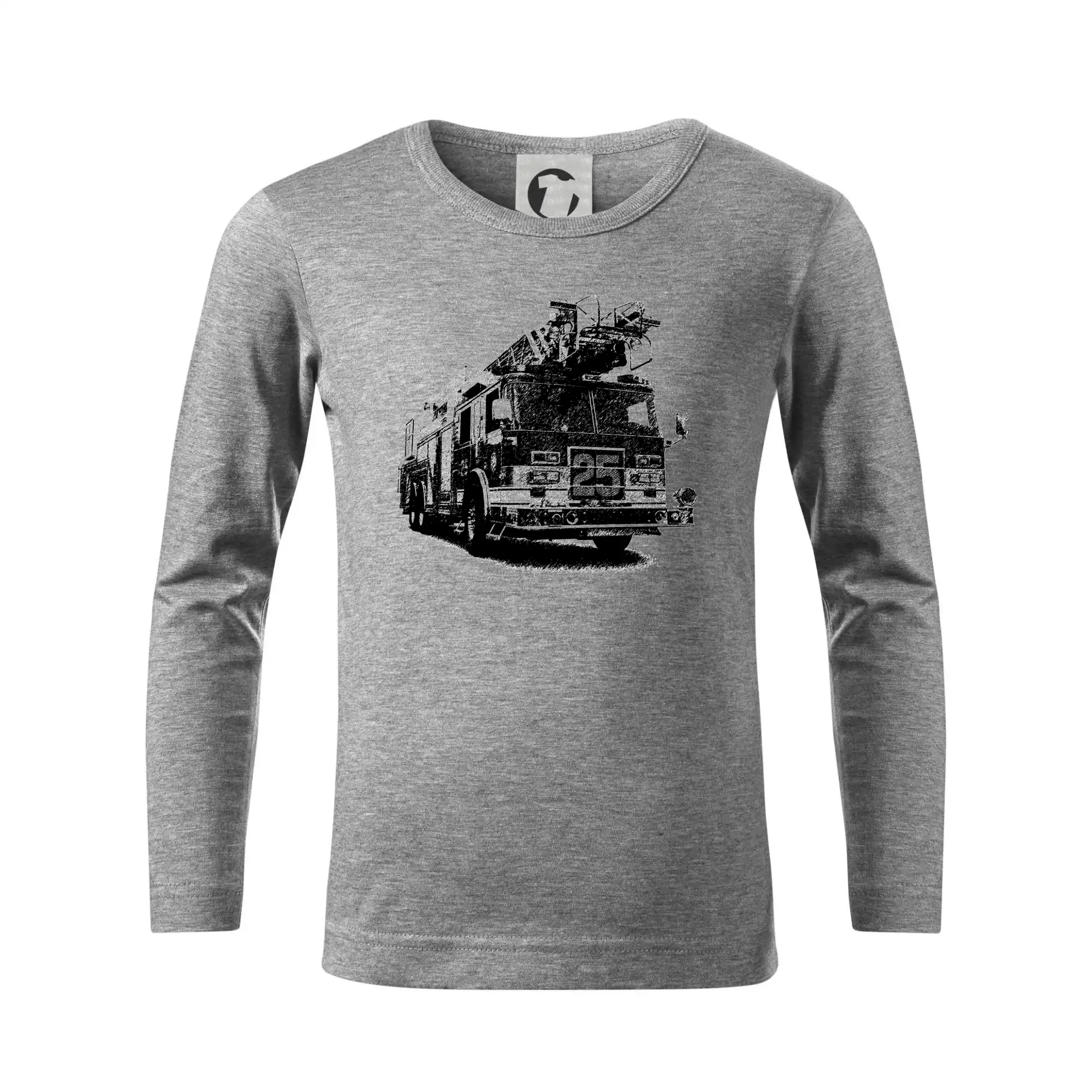 Originálne tričká pre hasičov - Hasičské auto 25 - Tričko detské Long Sleeve