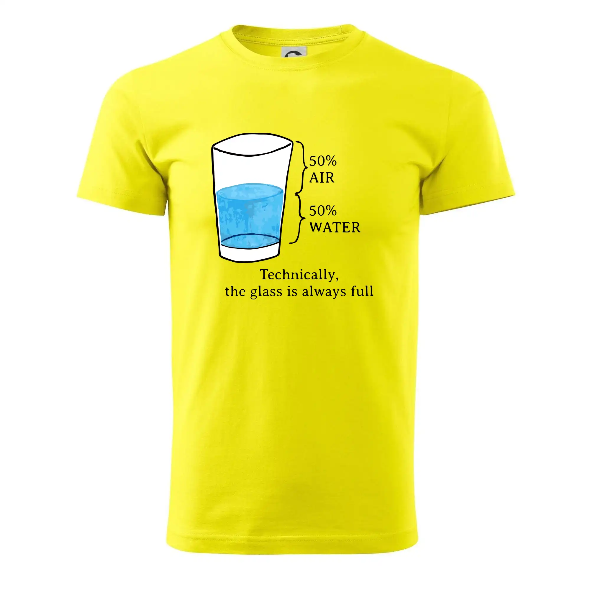 Technically, the glass is always full