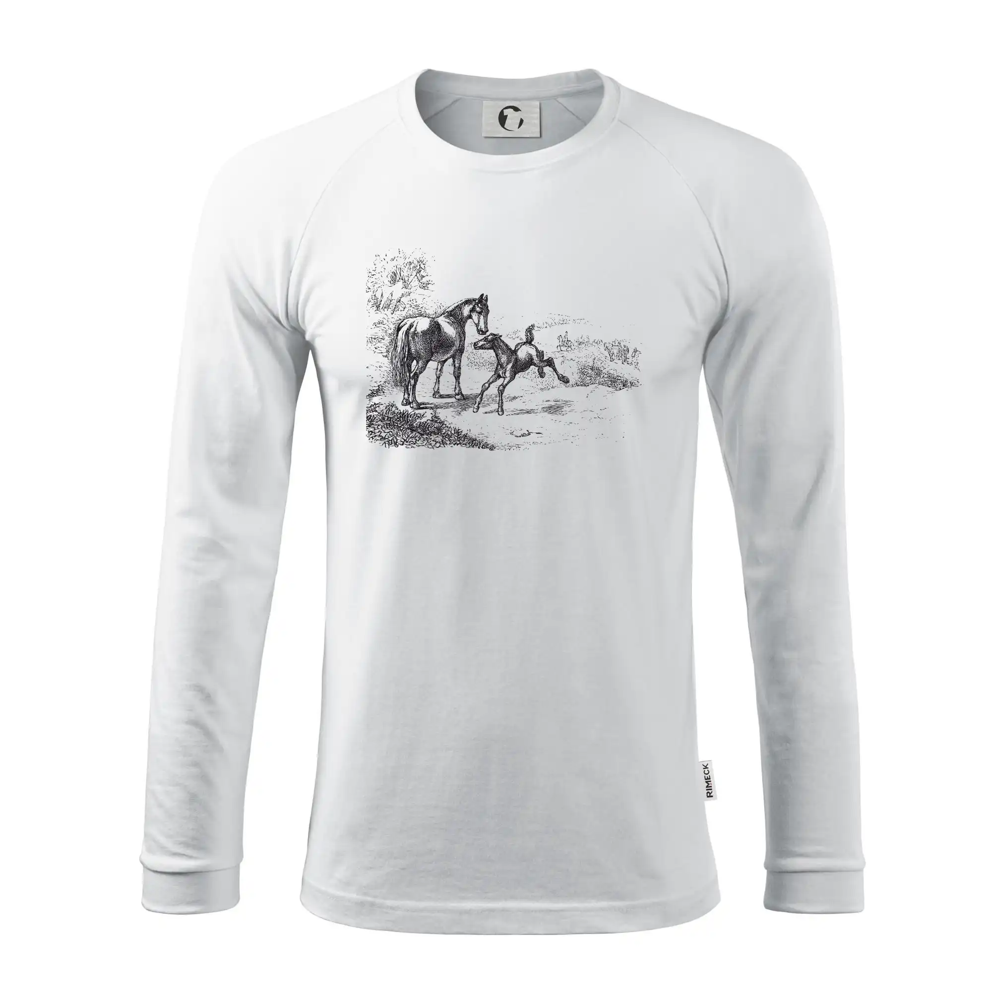 Kůň a hříbě malované