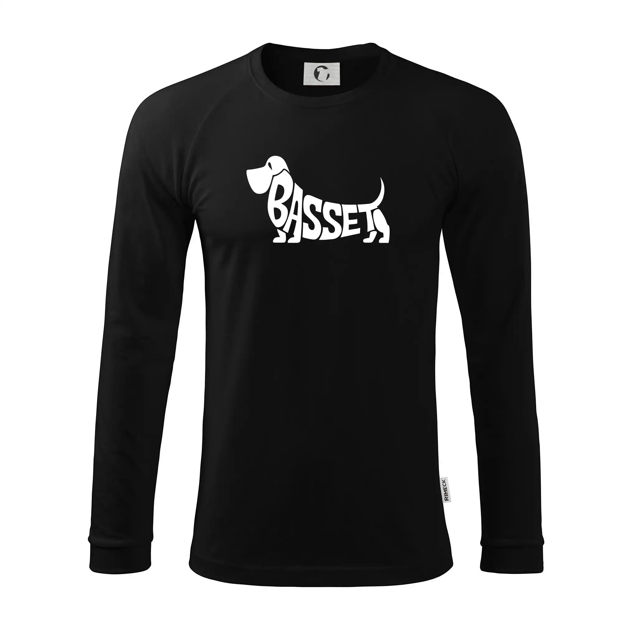 Basset nápis v těle