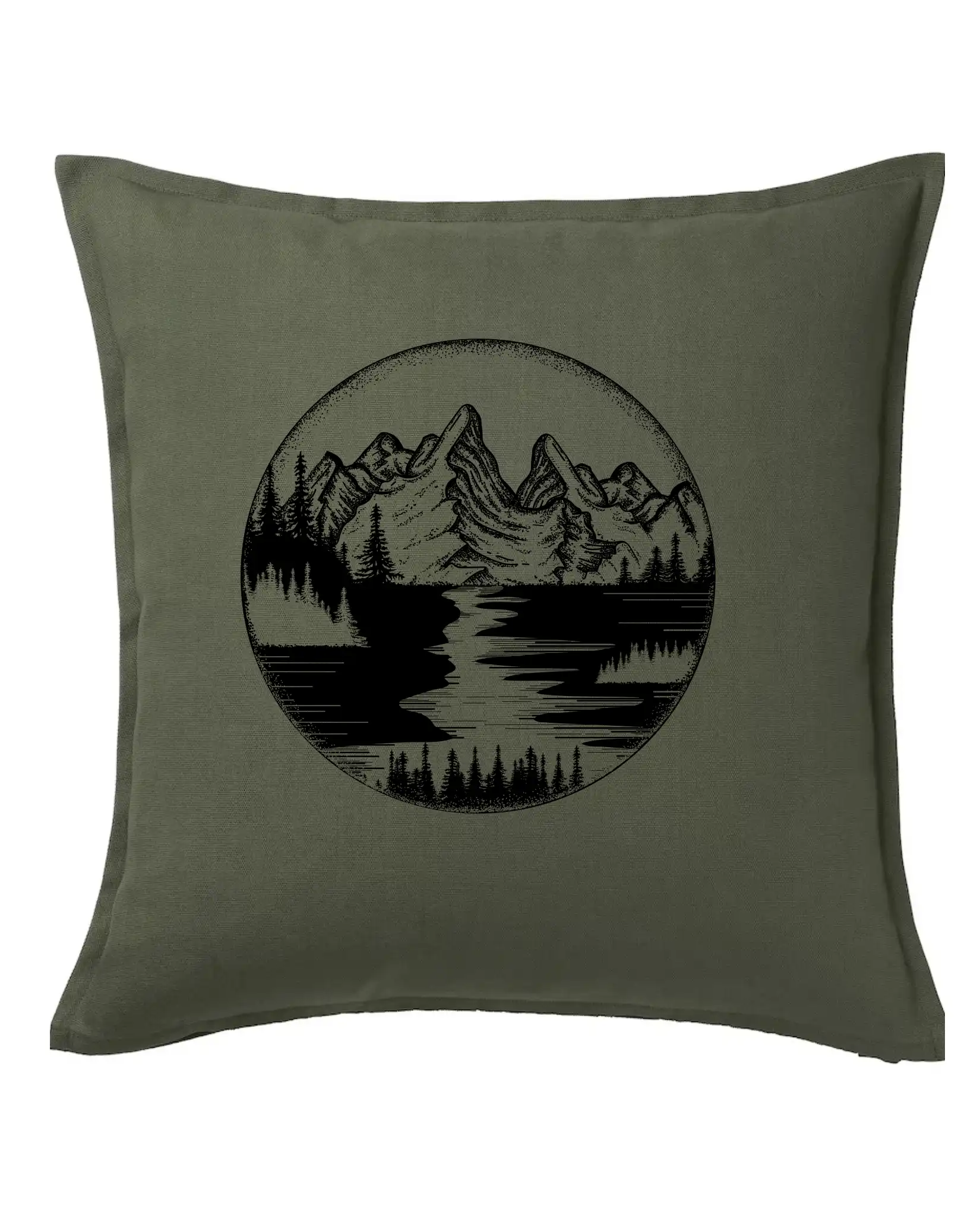 Trička pre cestovateľov - Cestovanie kruh - rieka - Vankúš 50x50