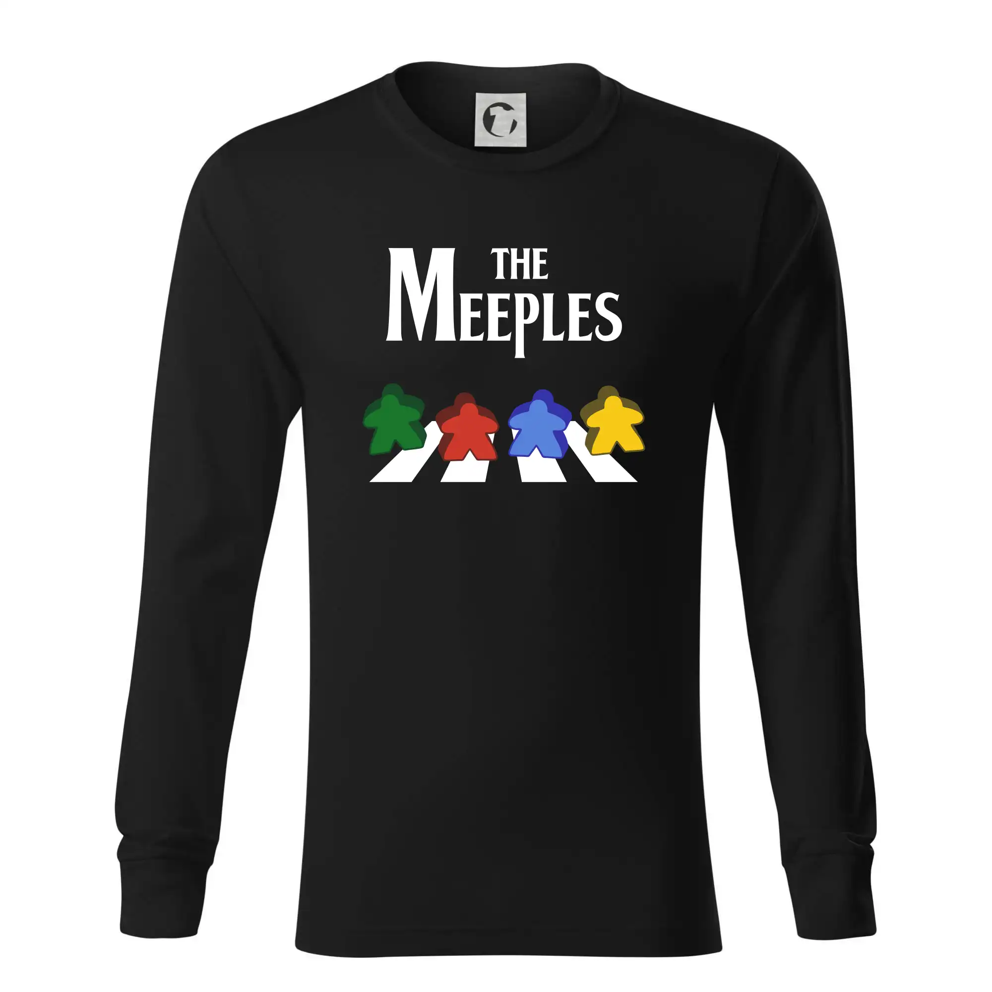 Tričká a mikiny so spoločenskými hrami  - The Meeples - Tričko s dlhým rukávom LS R05