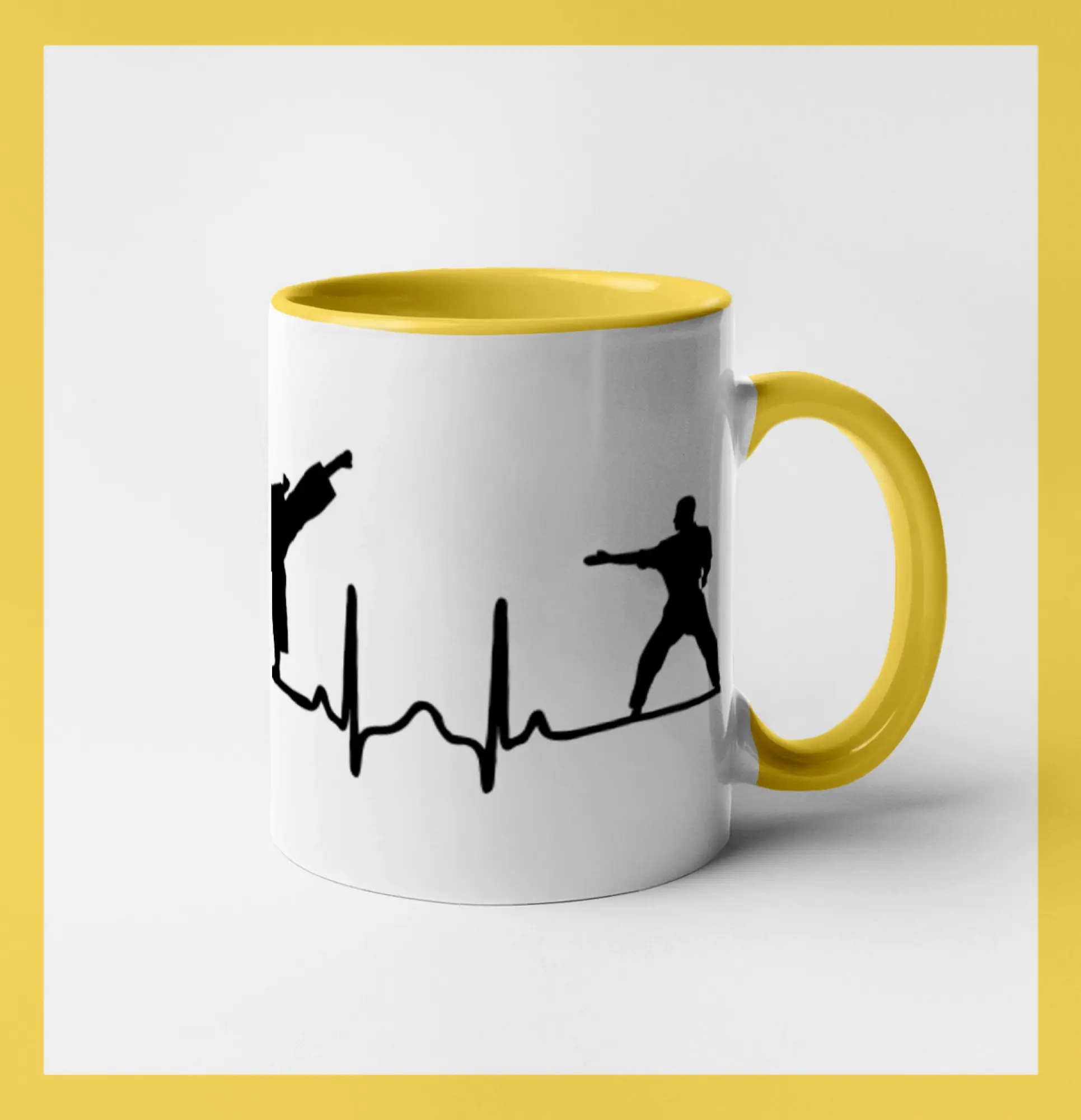 Tričká Karate - Karate EKG - Hrnček 