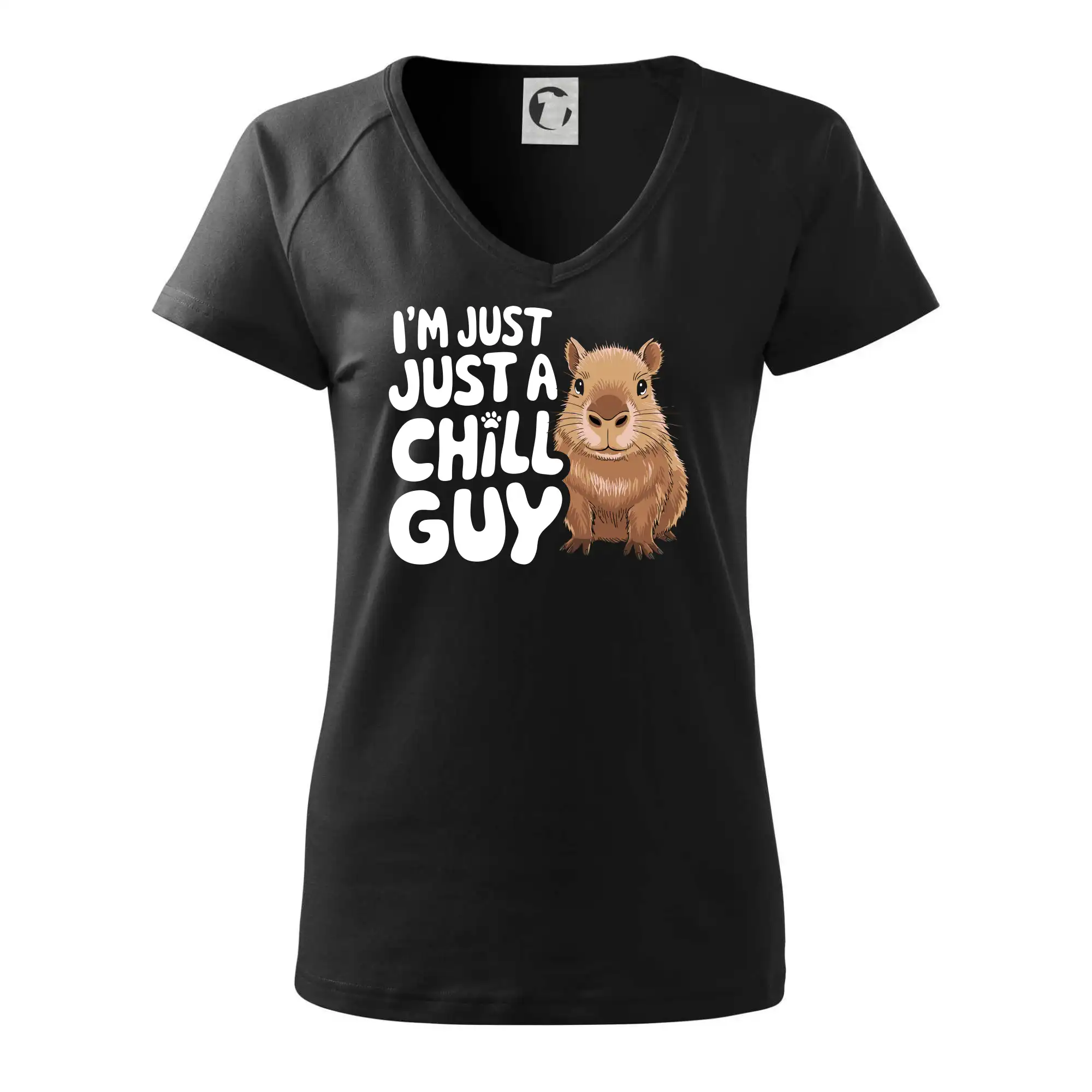 Tričká so zvieratami - Capybara I'm Just a Chill Guy - Tričko dámske Dream