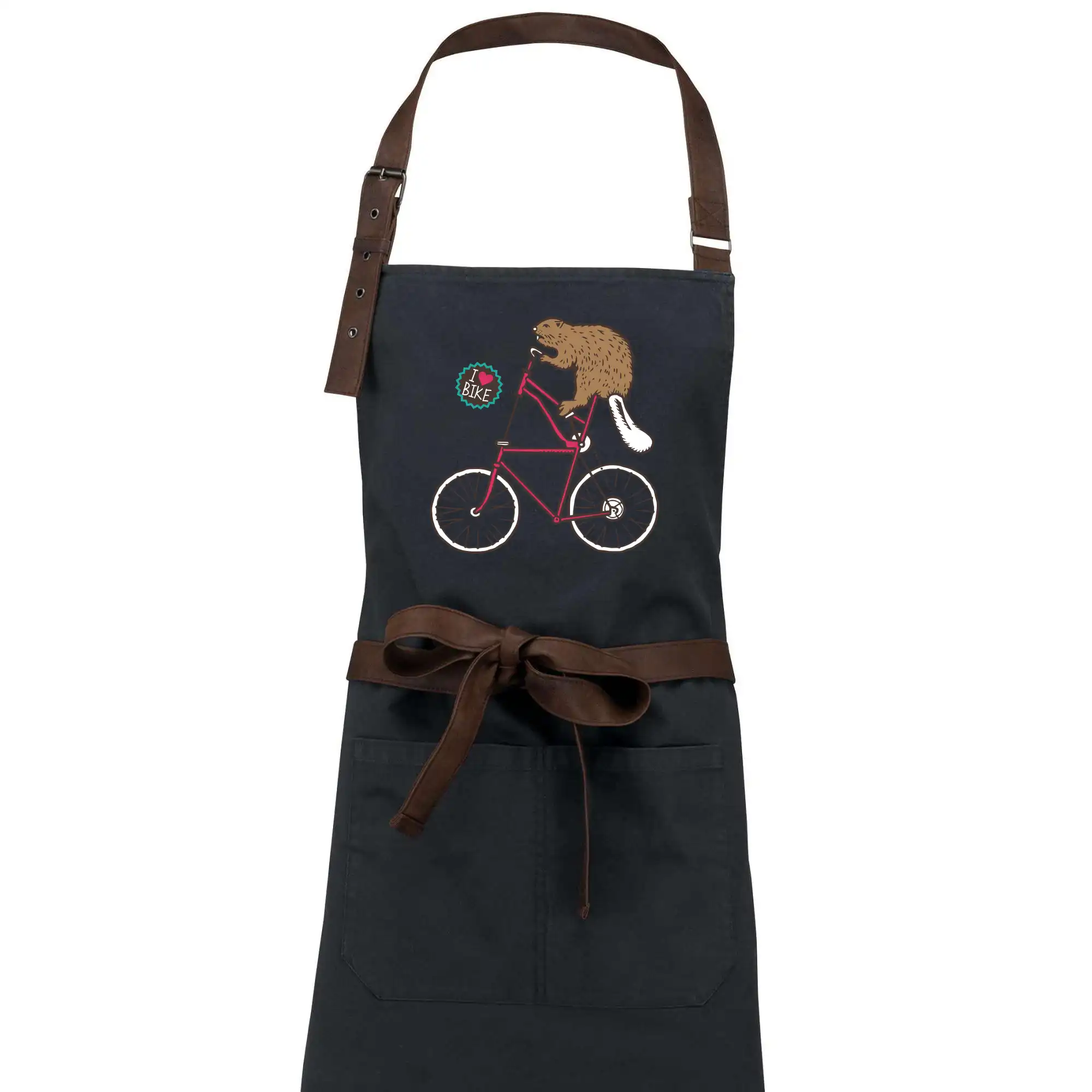 Tričko ako darček pre cyklistu - Bobor na bicykli - Zástera Vintage