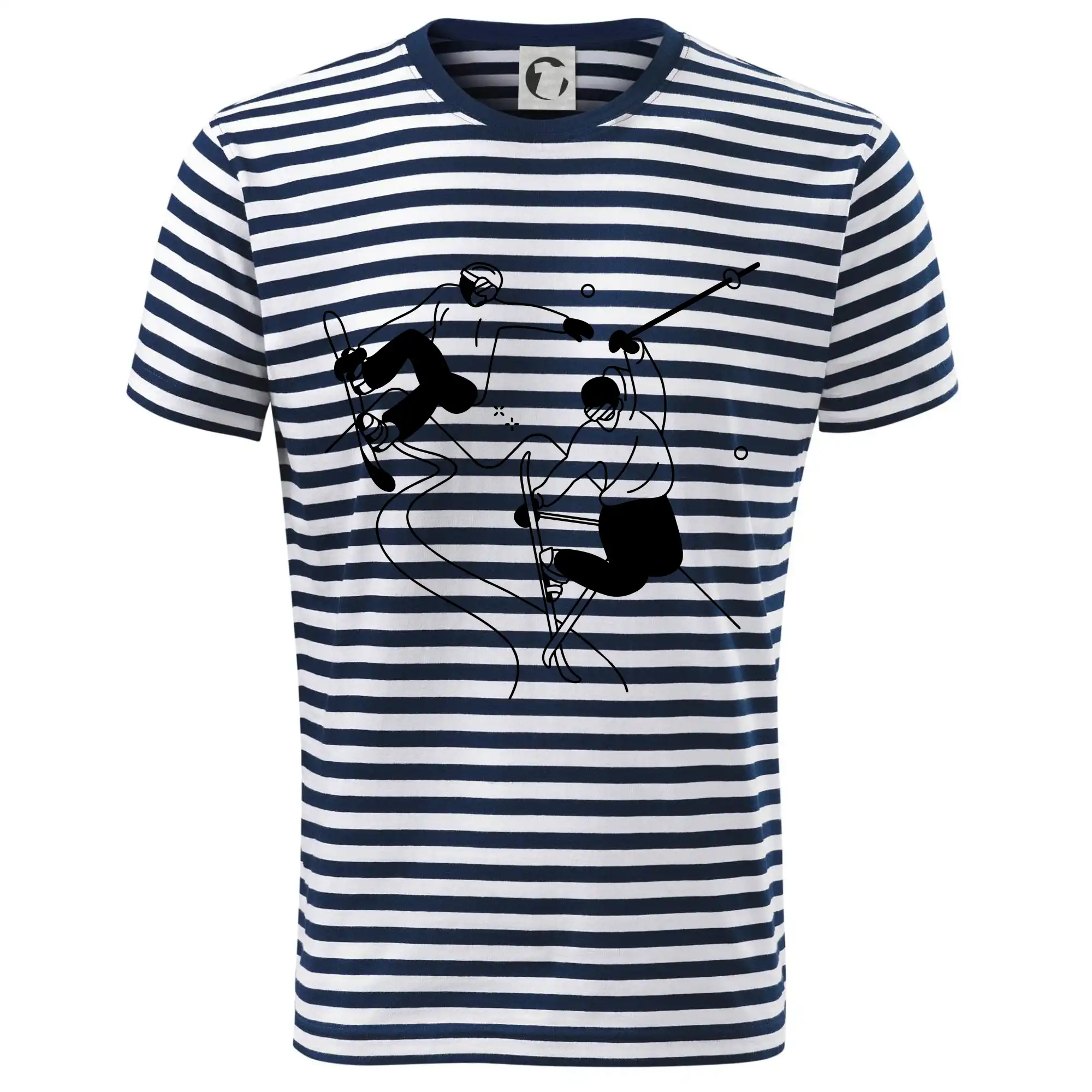 Lyžovaní - kresleny obrázek