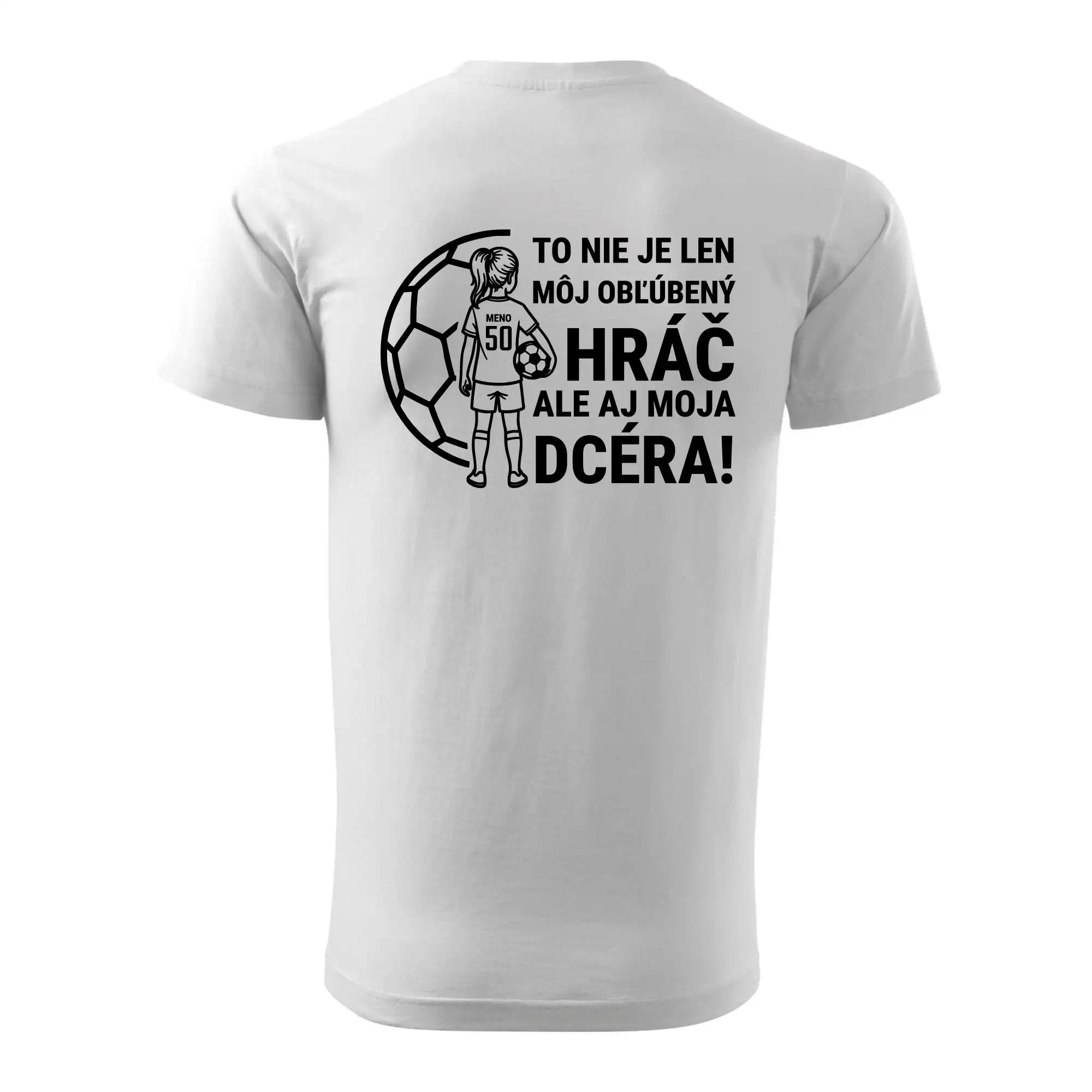 Futbalový otec - jedna dcéra (vaše meno a číslo)