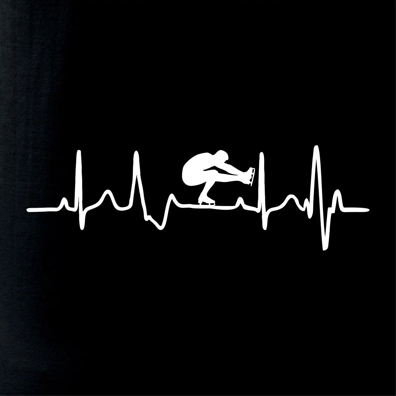 EKG lední brusle