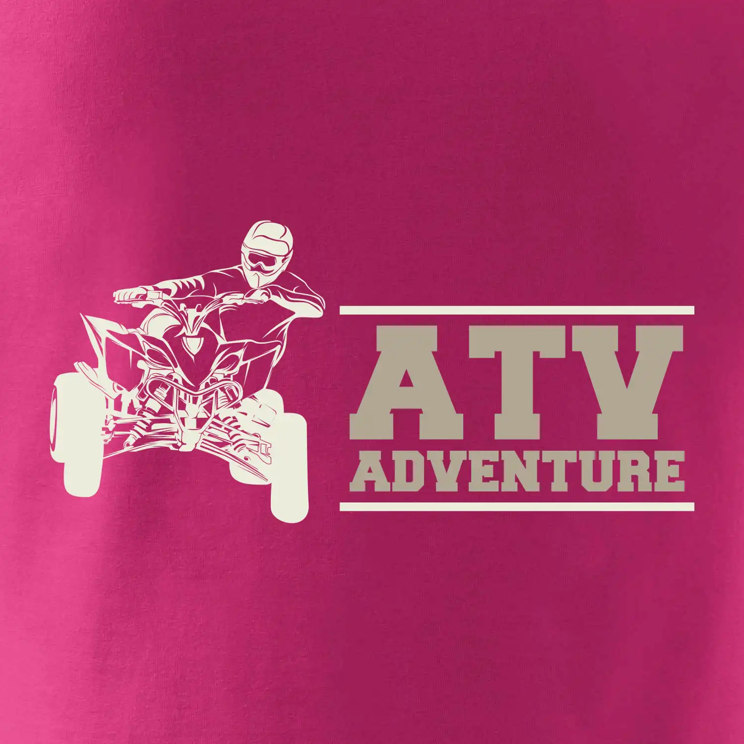 ATV quad nápis