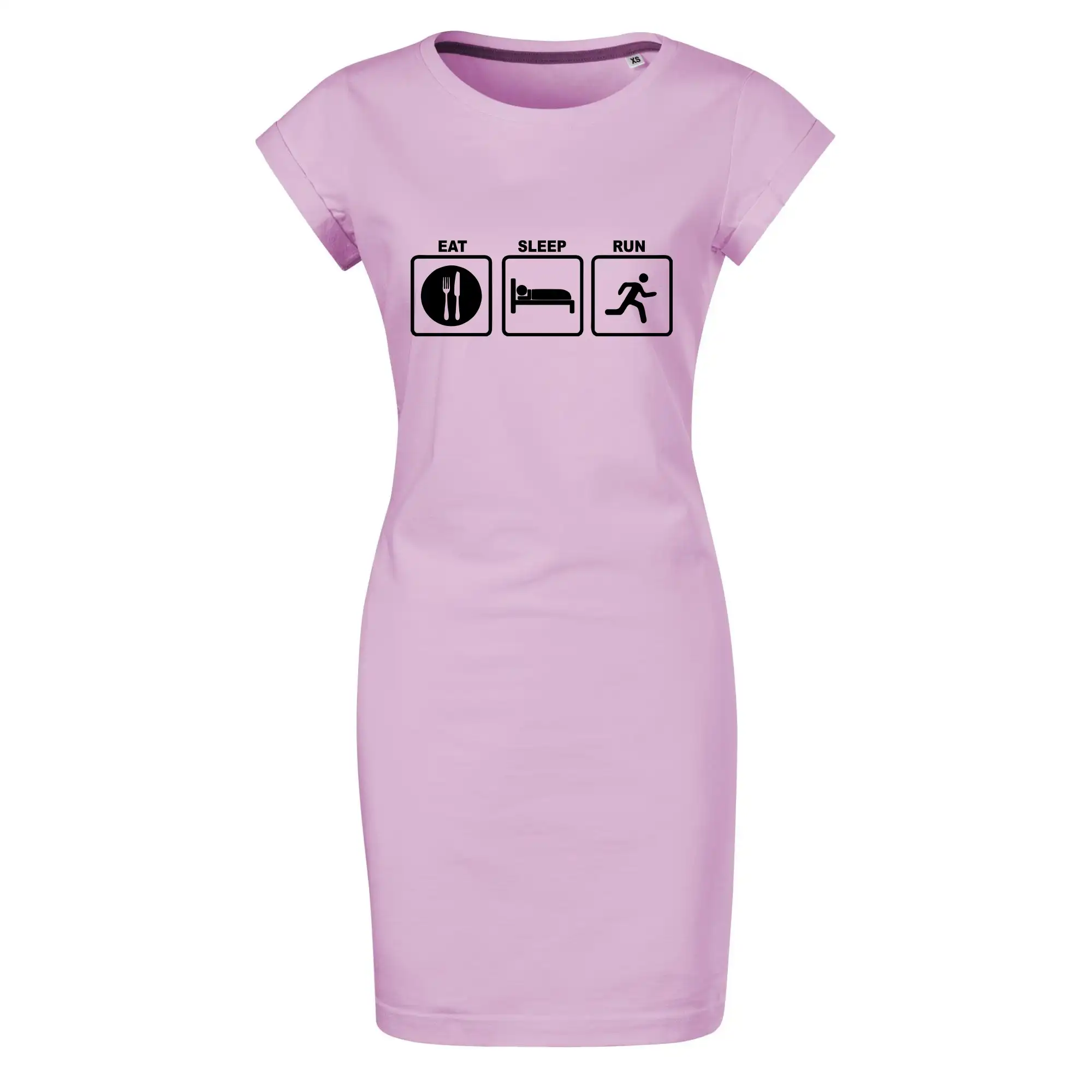 Eat sleep run čtverce