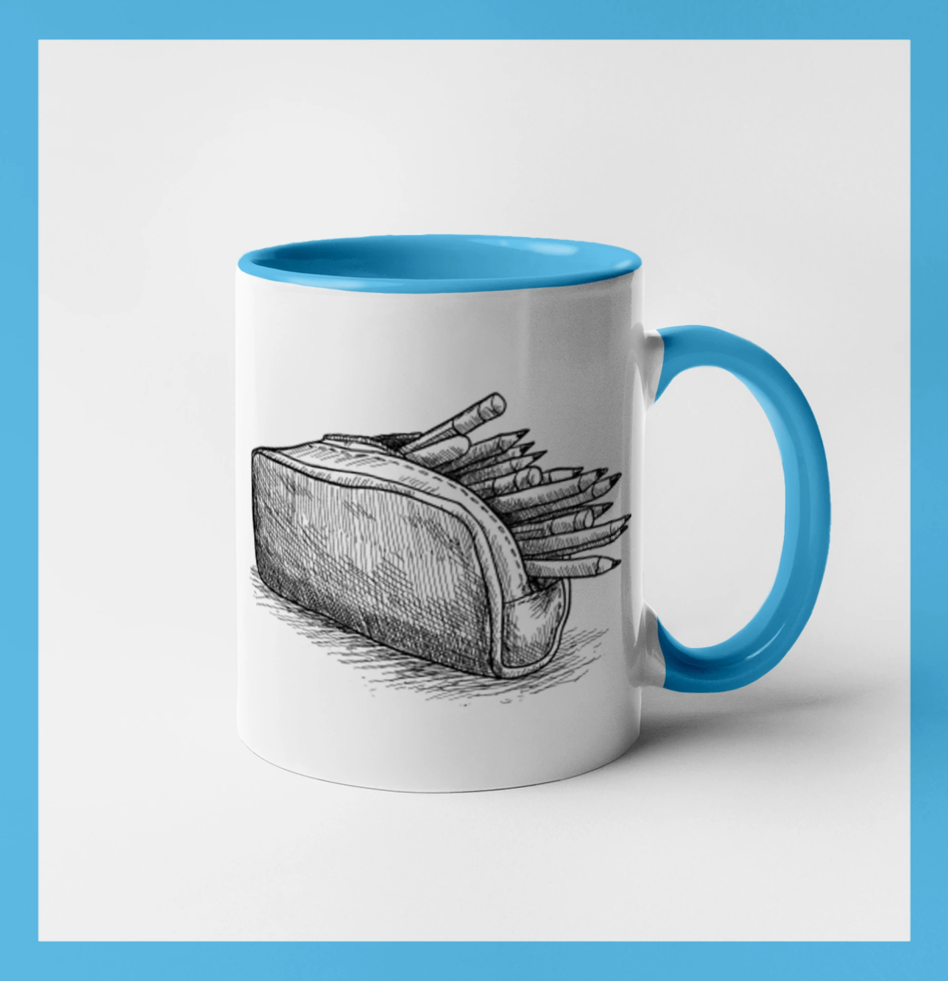 Školní penál kreslený