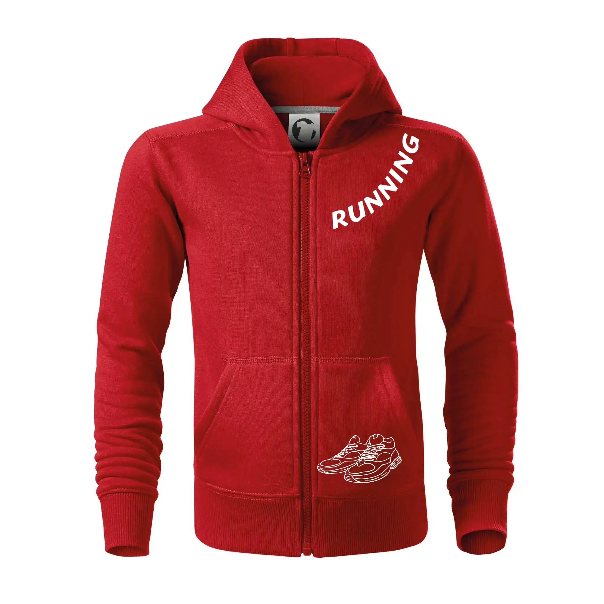 Running nápis šikmo