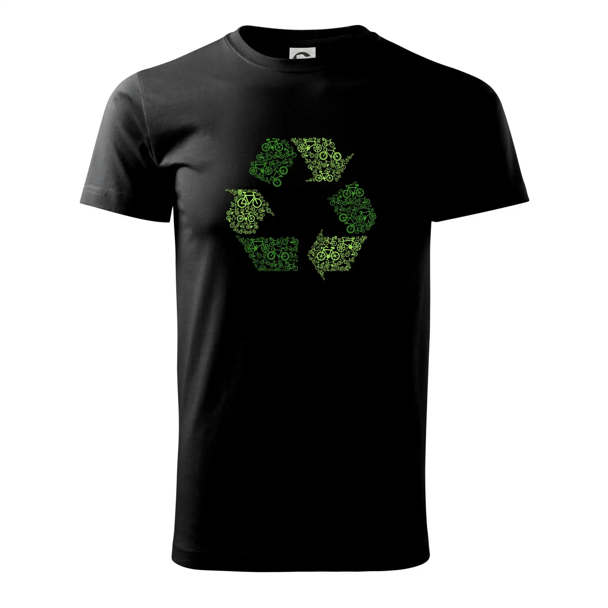 Životný štýl - Recycling symbol icons - Klasické pánske tričko vyššej gramáže