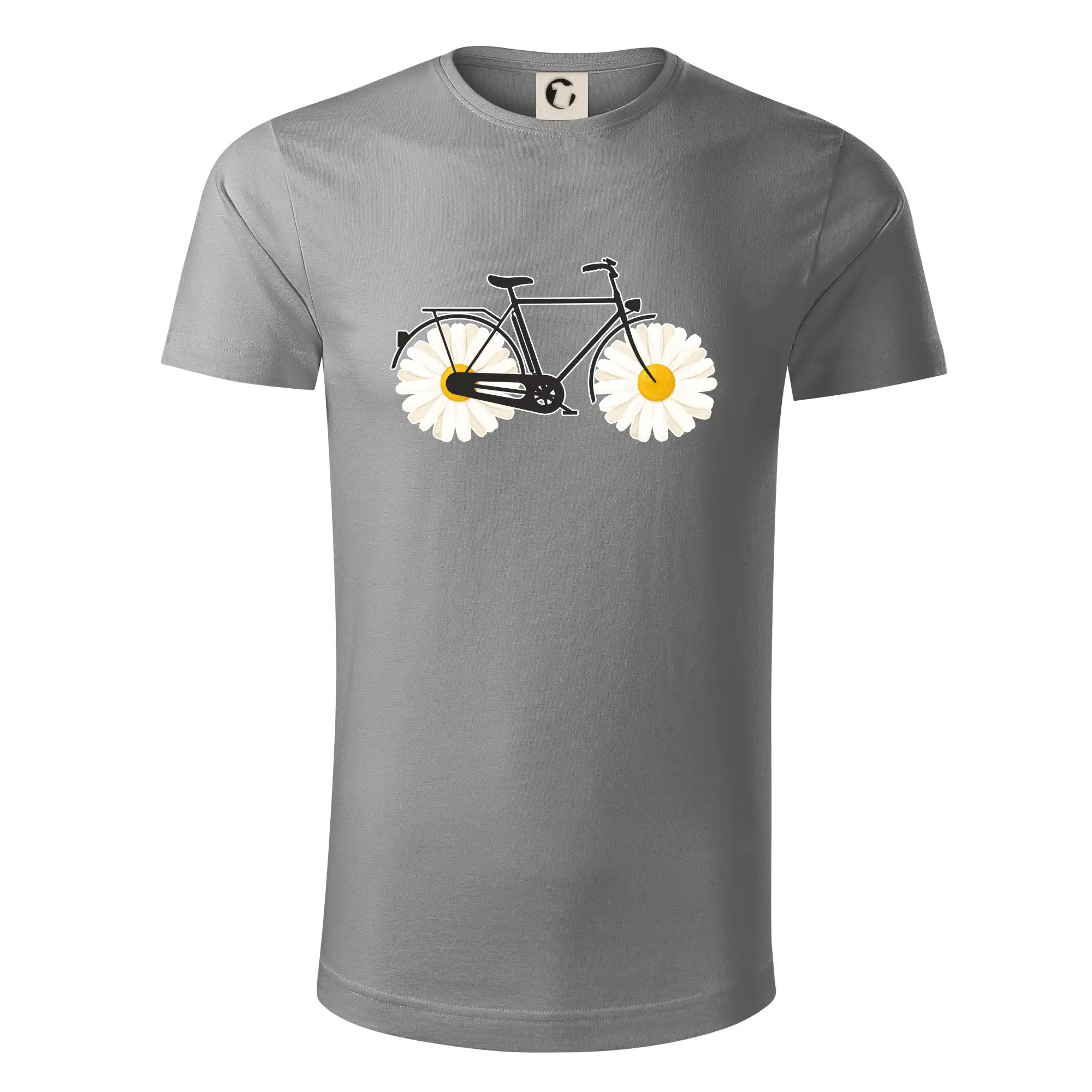 Tričko ako darček pre cyklistu - Kolo margaréta - Tričko z organickej bavlny