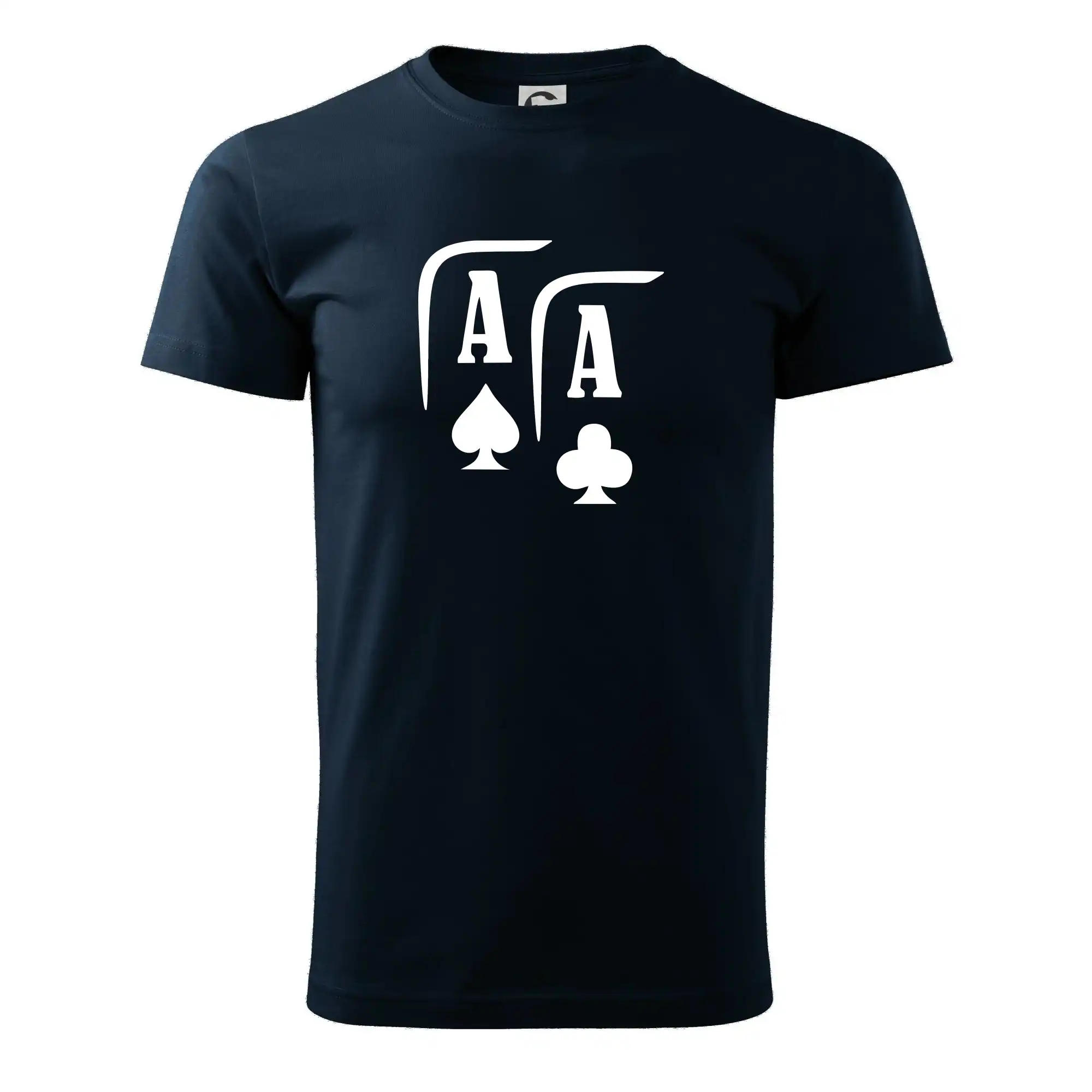 Poker tričká - Poker AA - Pánske tričko nižšej gramáže