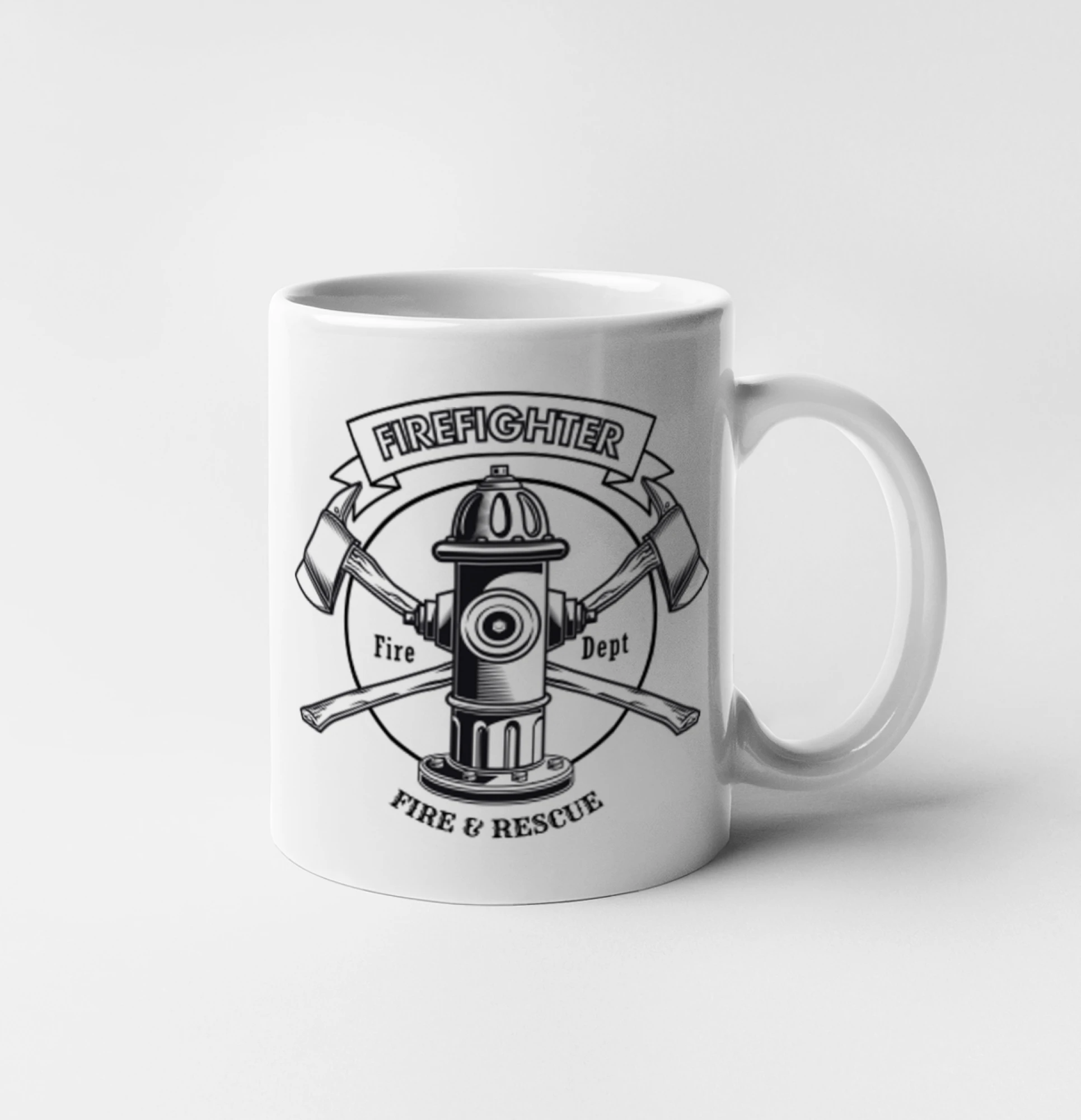 Firefighter logo Fire and rescue