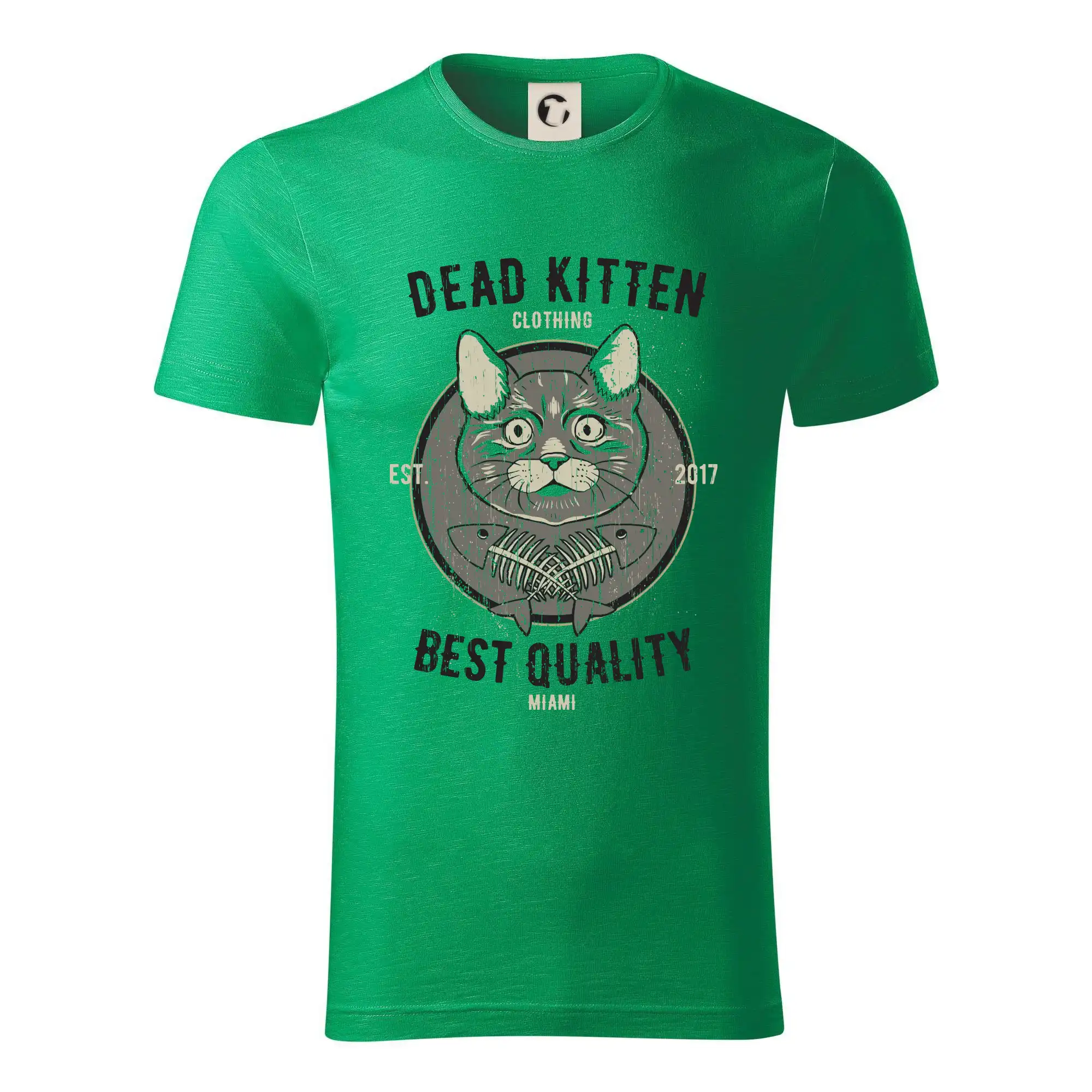 Vtipná tričká s mačkou - Cat deadkitten - Tričko z organickej bavlny