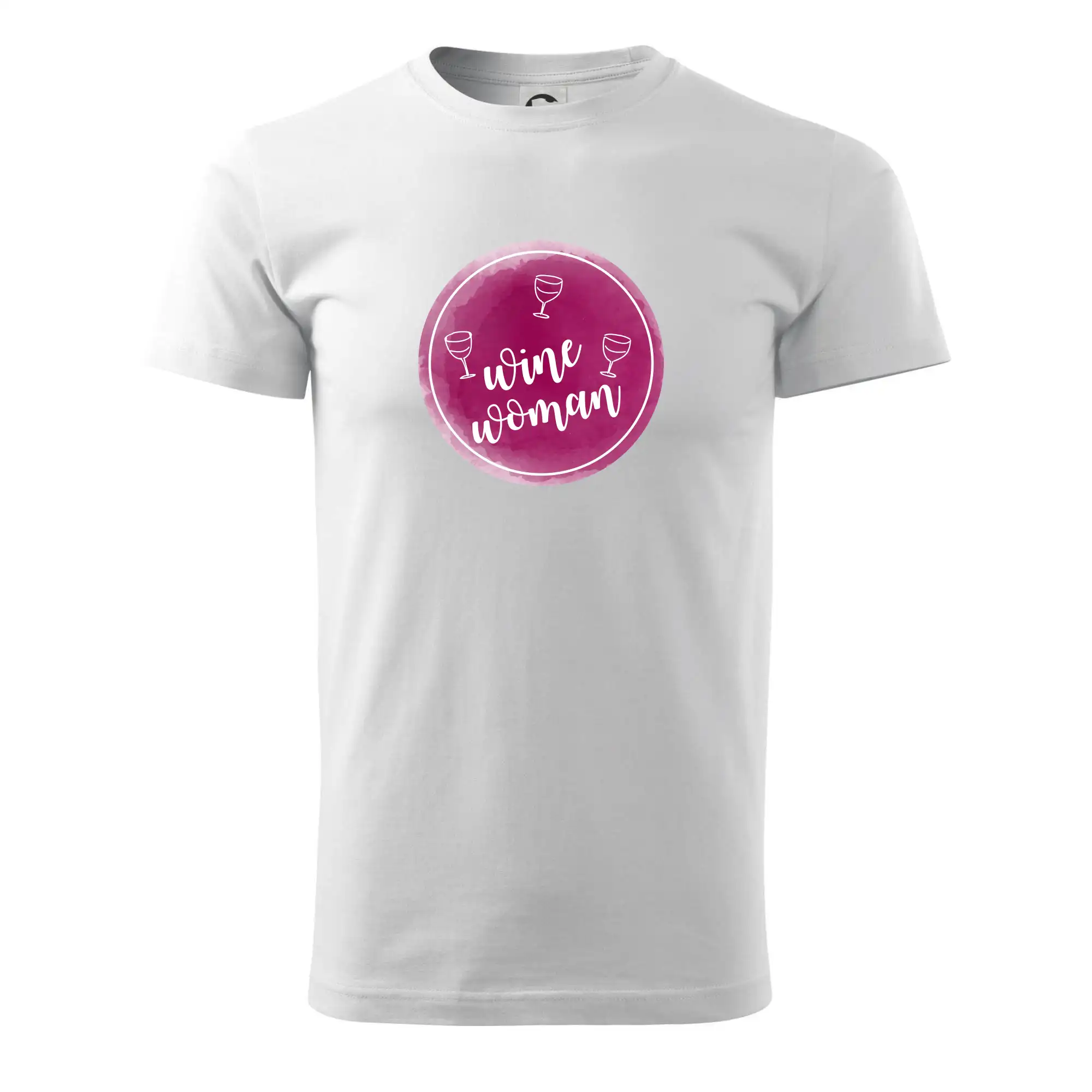 Vtipná tričká s tematikou vína - Wine woman - Tričko extra veľké  (5-8XL)