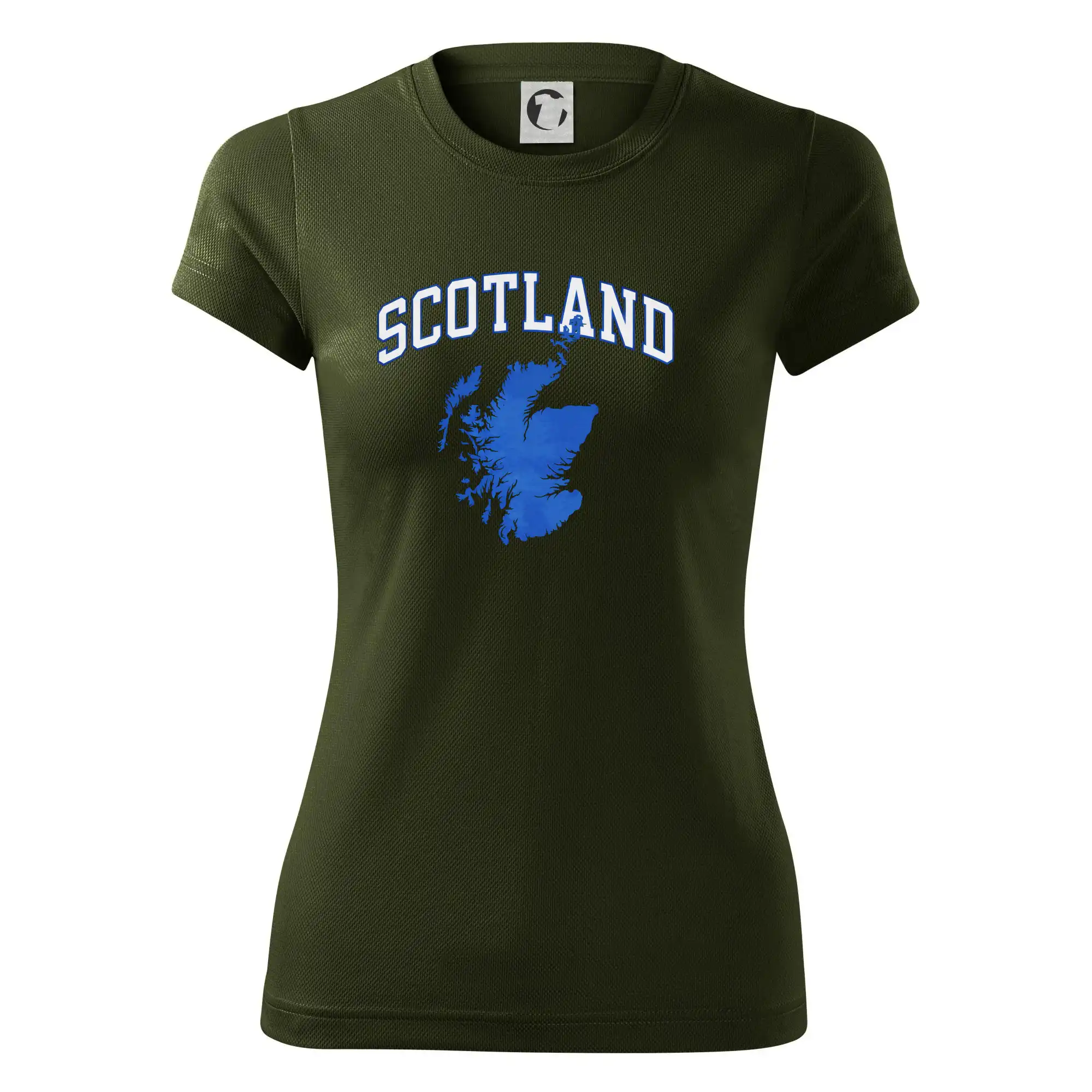 Scotland nápis s mapou
