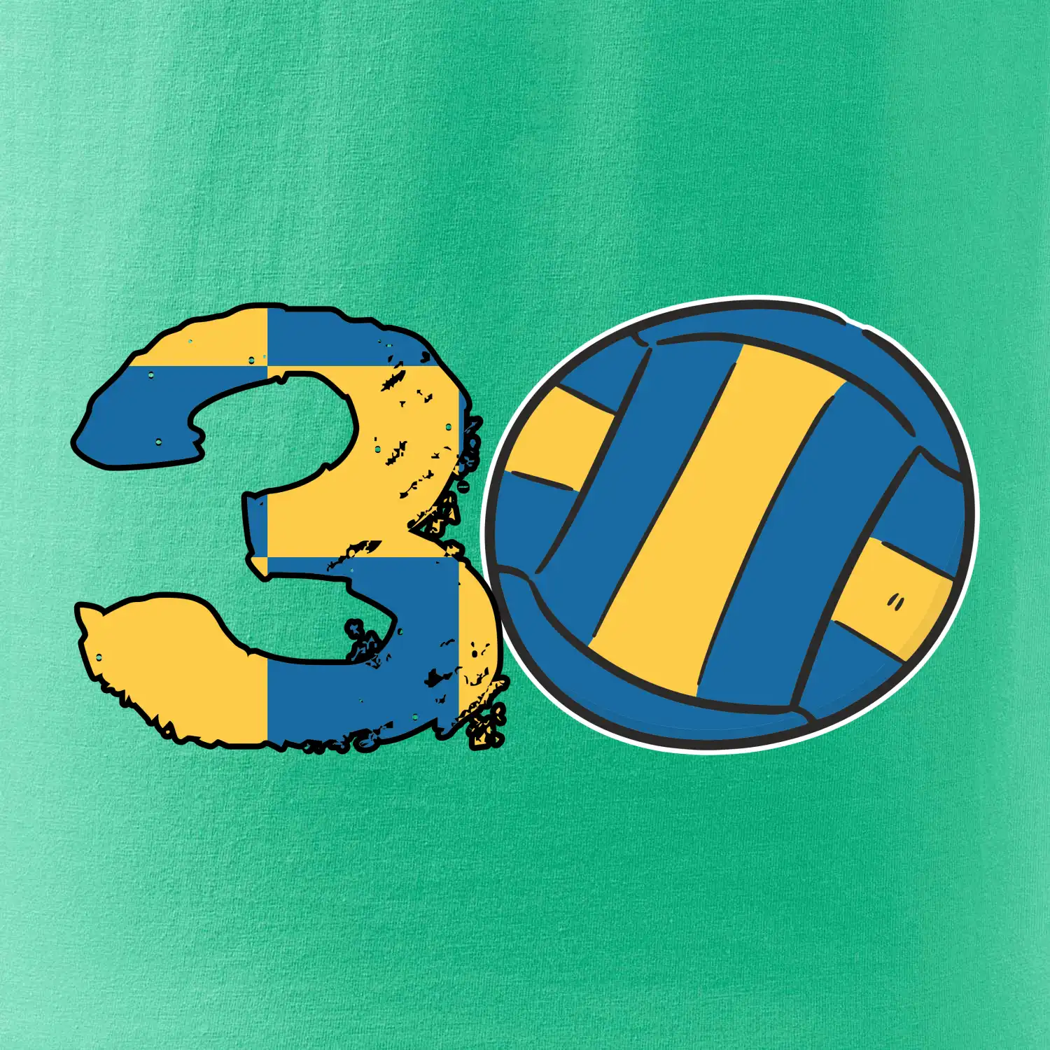 Volejbal kulaté narozeniny 30