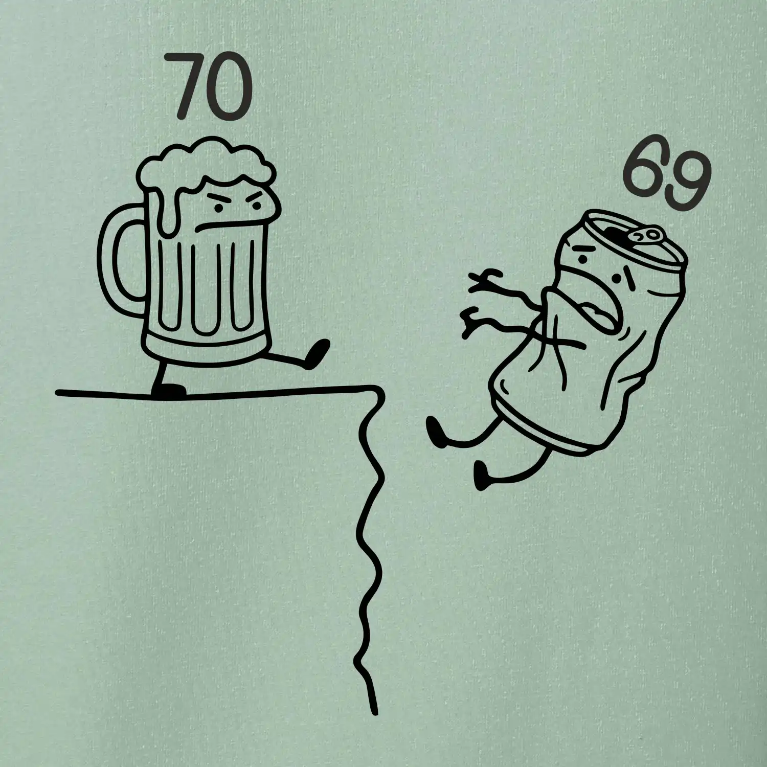 Pivo narozeniny - útes 70let