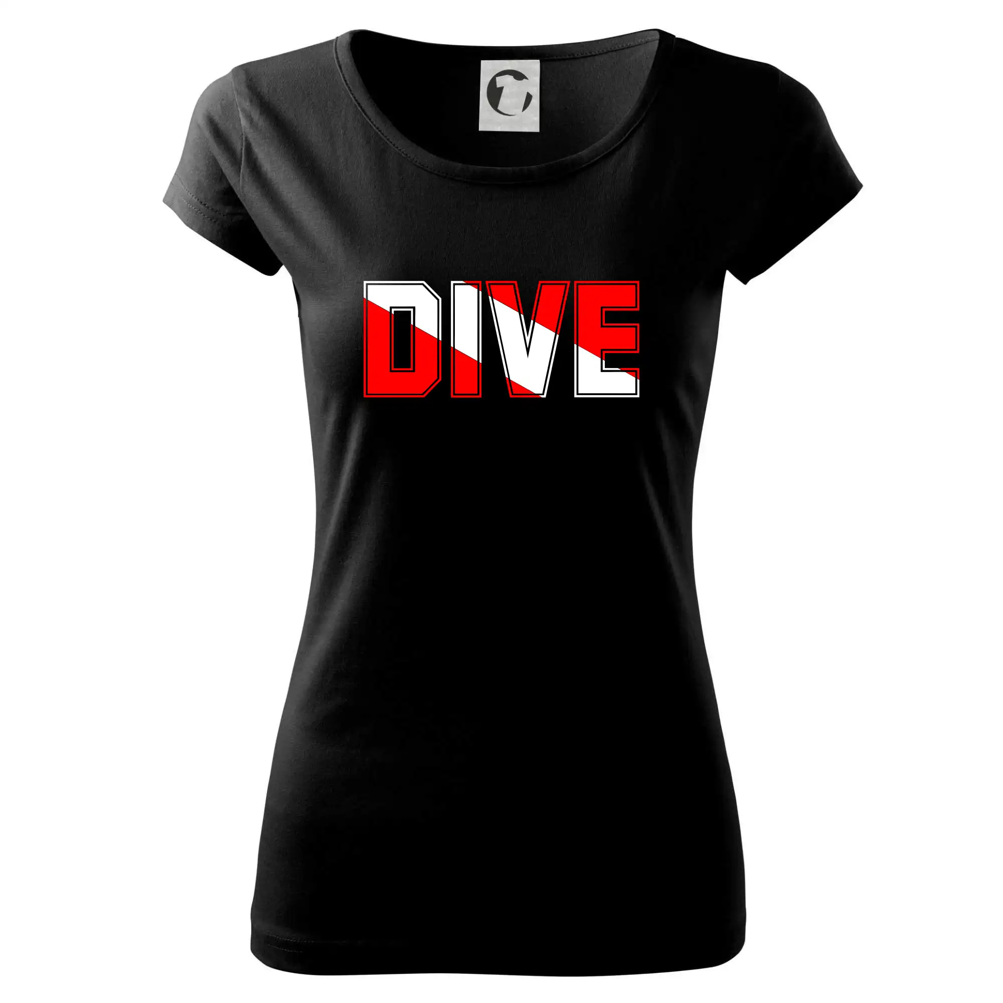 Dive nápis vlajka