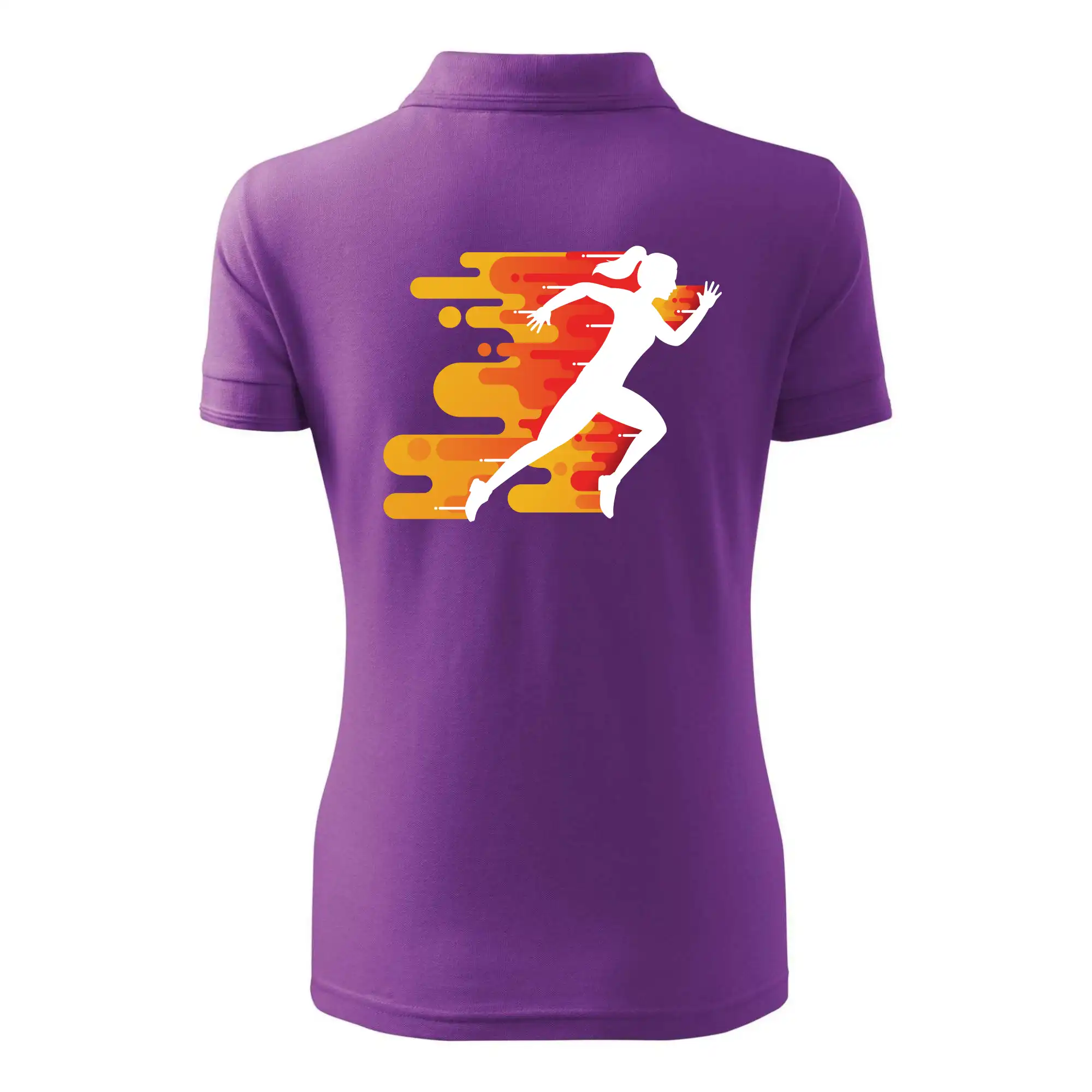 Běhání - oranžová žena