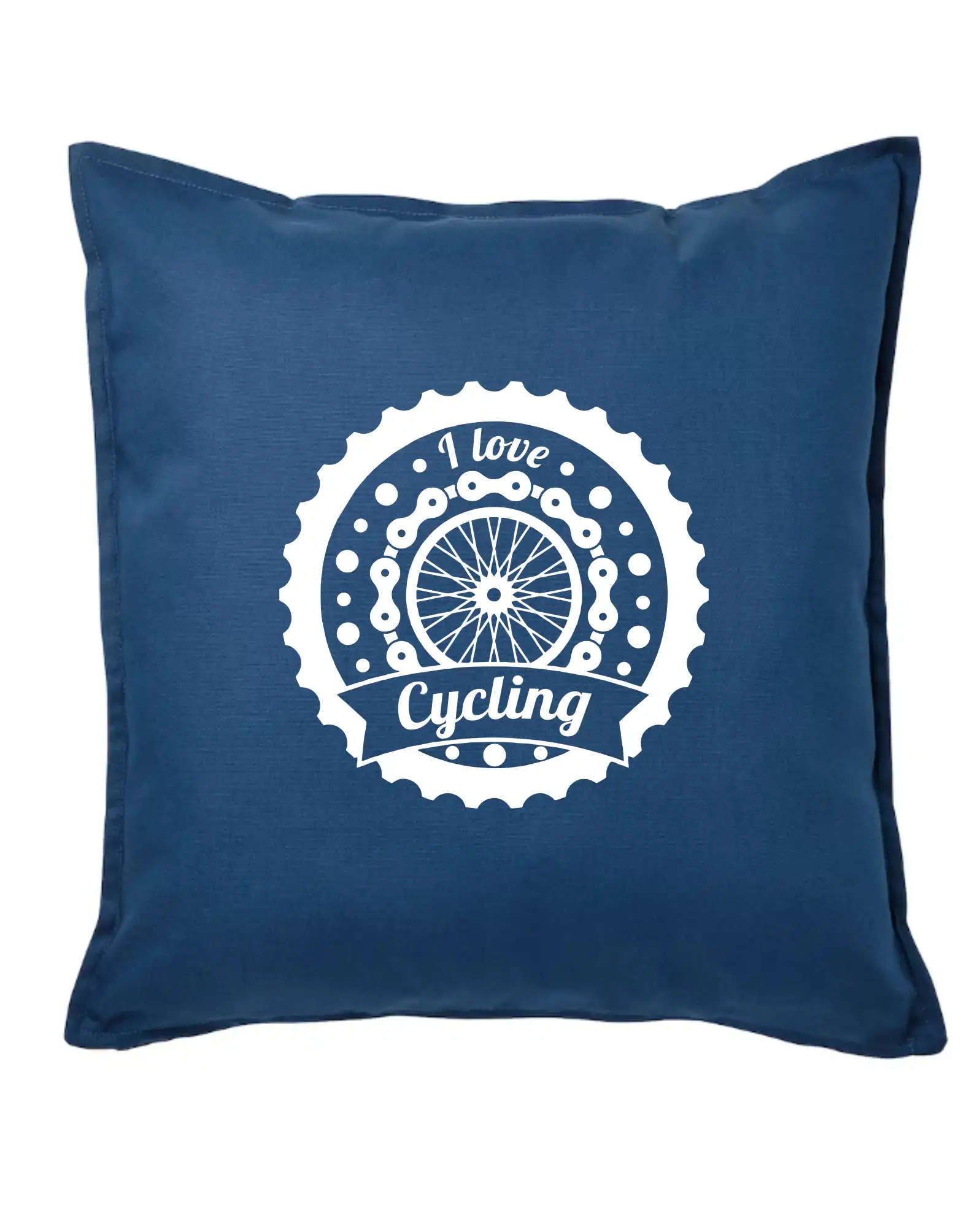 Tričko ako darček pre cyklistu - I love cycling - bicykel - Vankúš 50x50