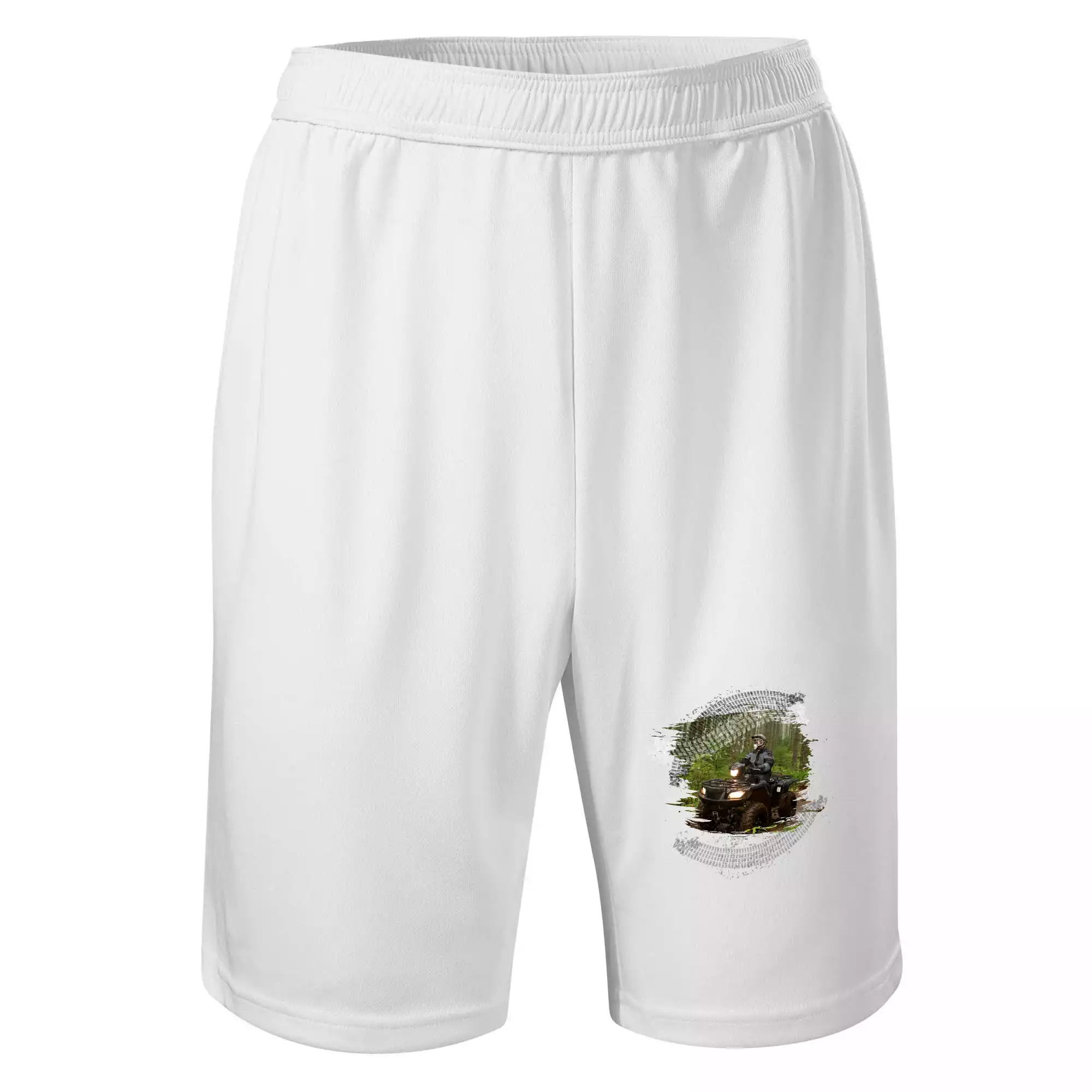 ATV štvorkolka v lese ATV štvorkolka v lese