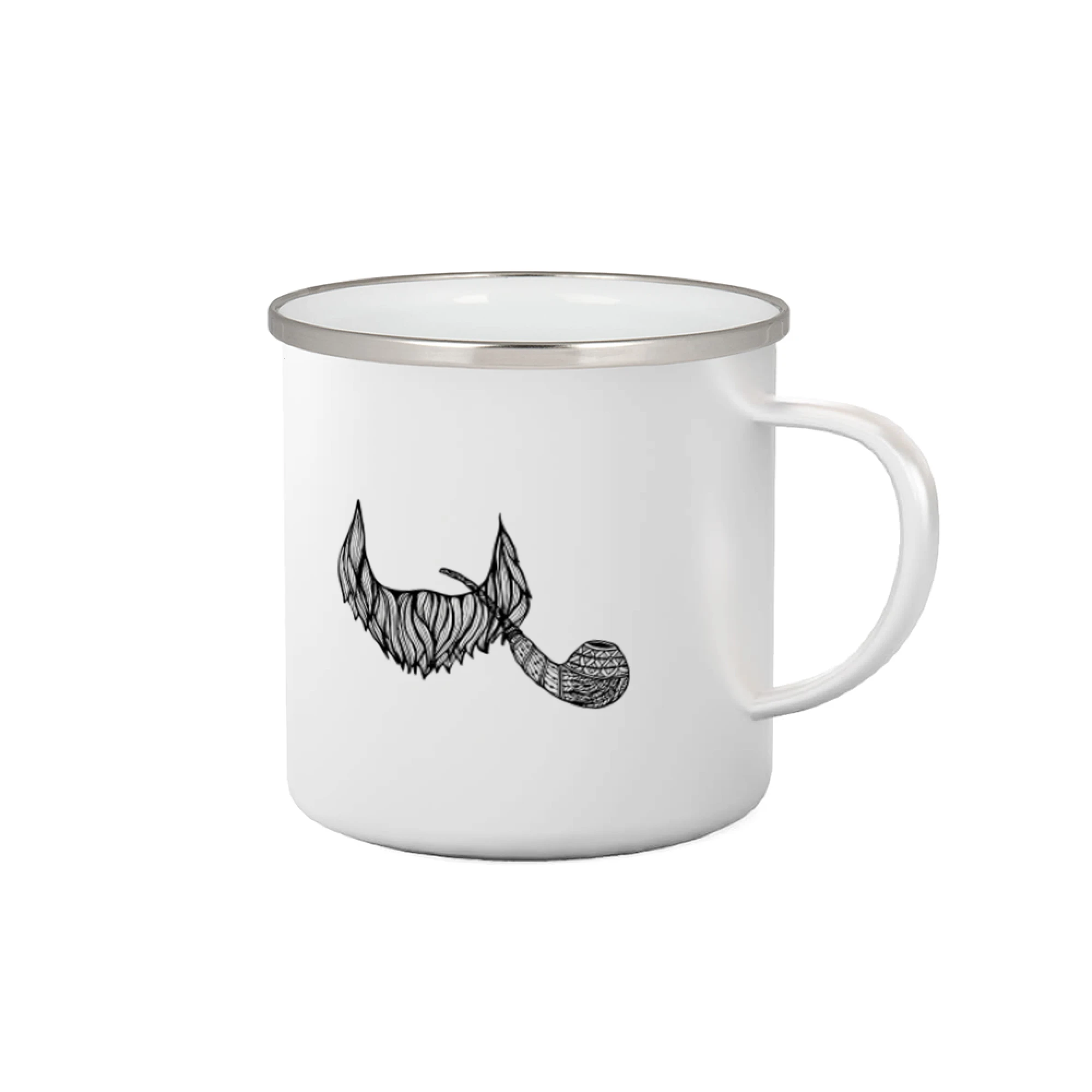 Tričká s fúzikmi - Mustache fajfka - Plecháčik