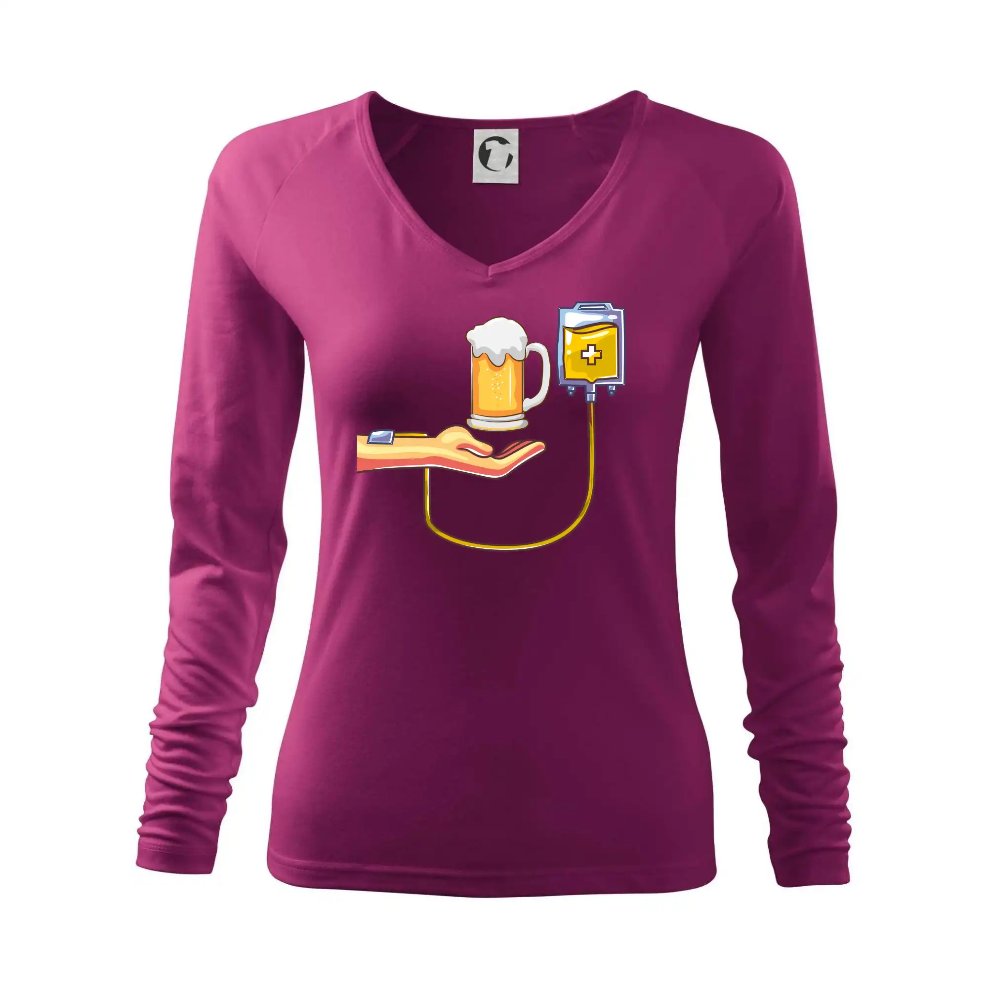 Vtipná tričká pre pivárov - Pivo infúzie - Tričko dámske Elegance