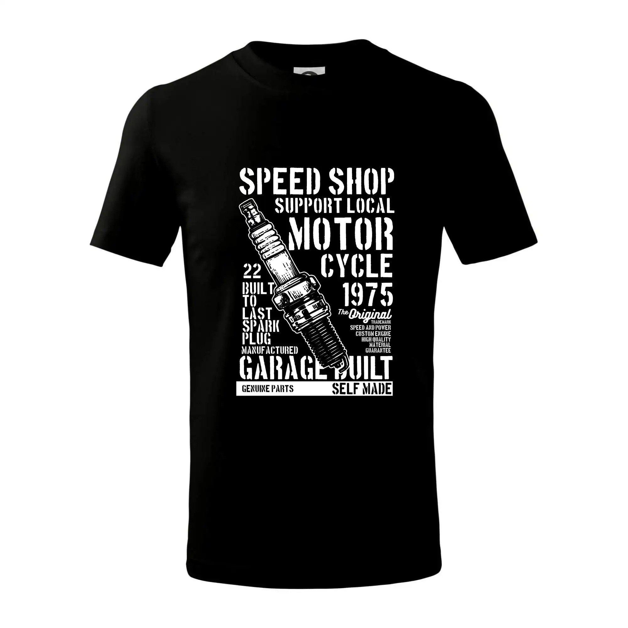 Tričká a mikiny s potlačou motoriek – pre pravých motorkárov - Spark Plug - Tričko detské bavlnené