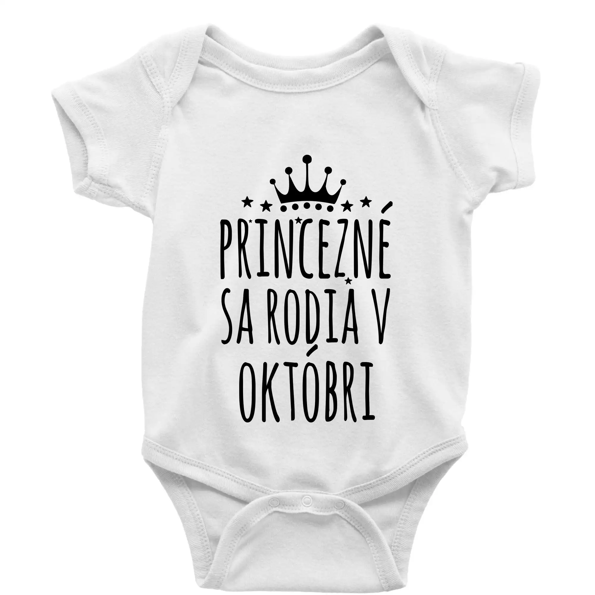 Tričká pre narodených v septembri - Princezné sa rodia v septembri - Body dojčenské s krátkym rukávom