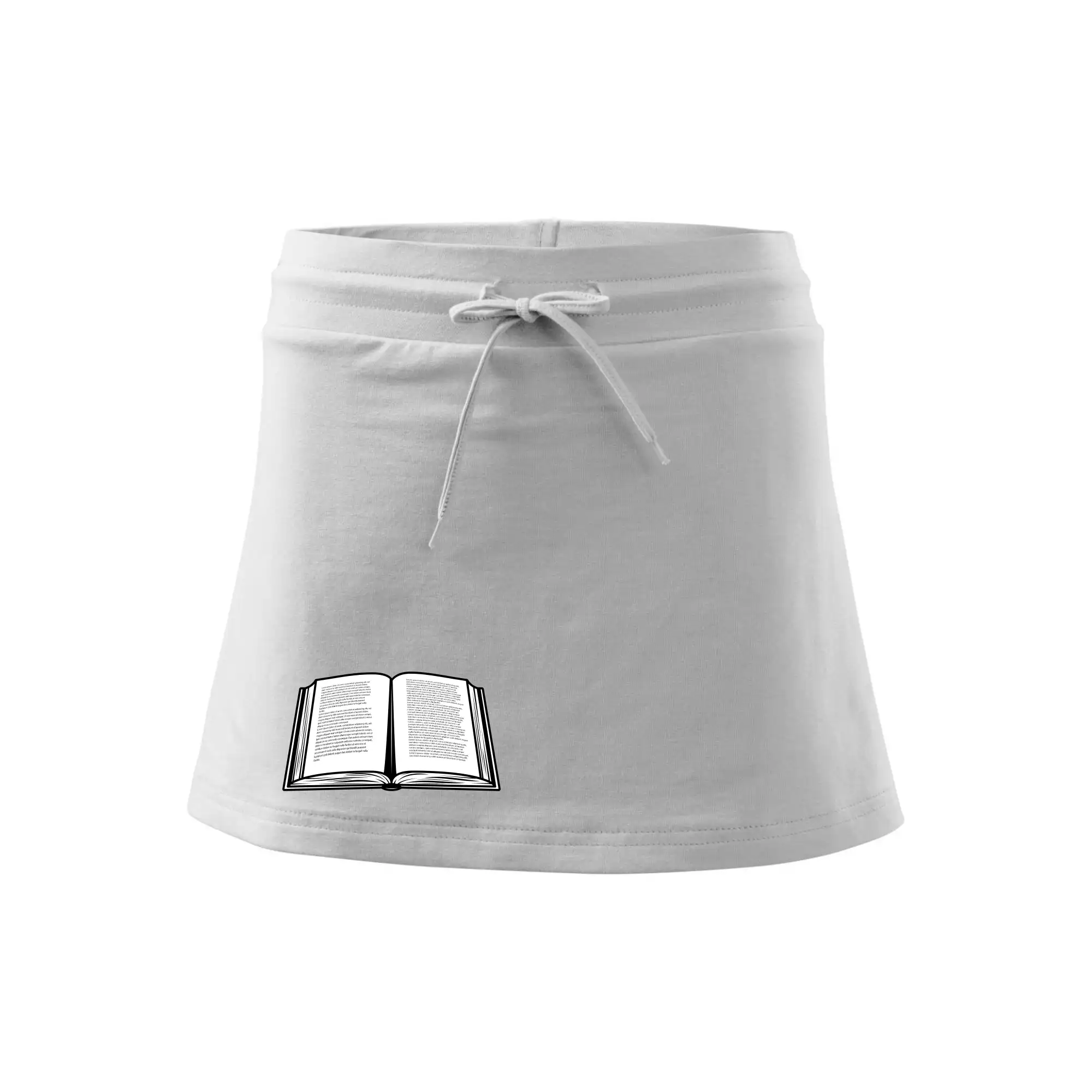 Kniha černobílá otevřená s textem