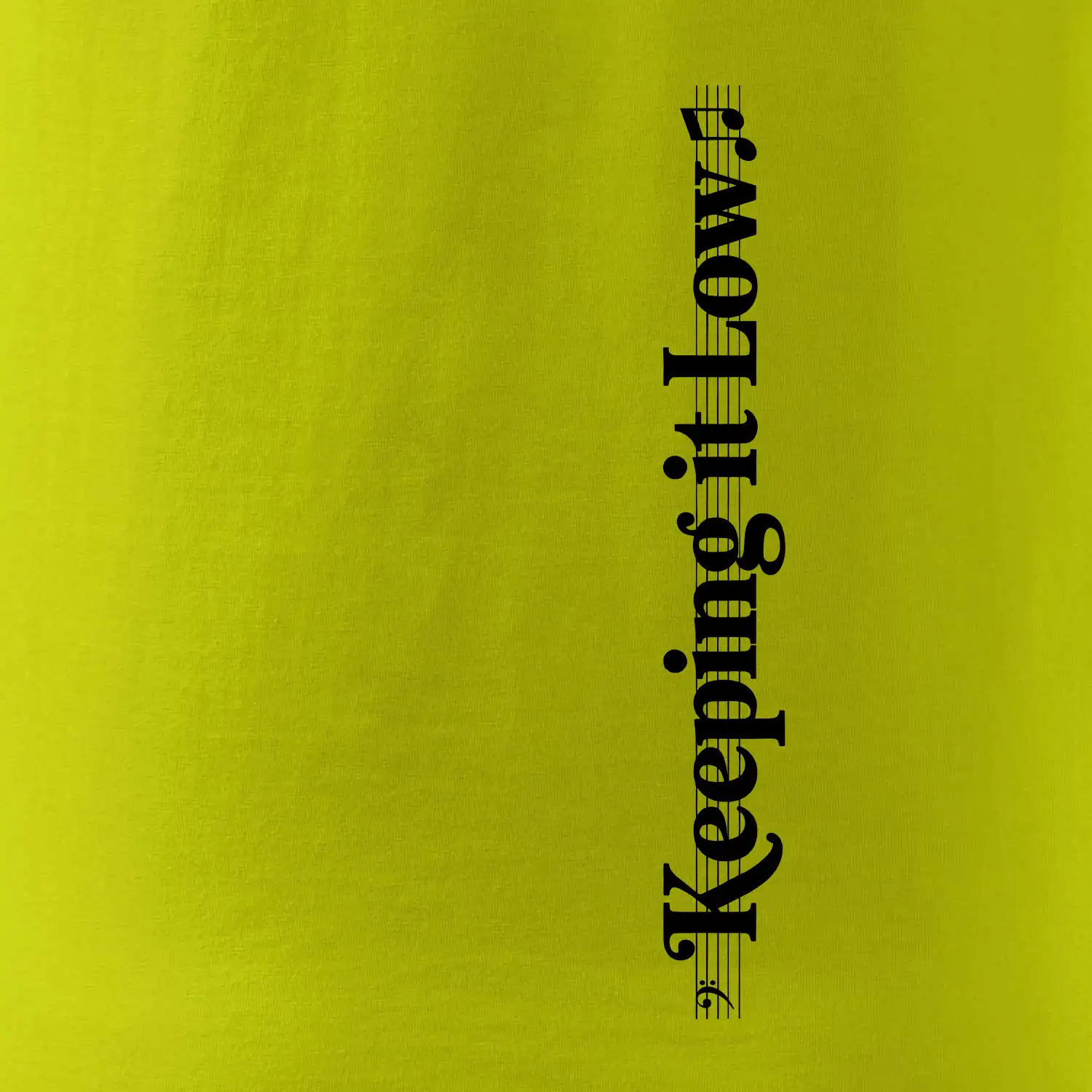 KEEPING IT LOW NA VÝŠKU - basový klíč