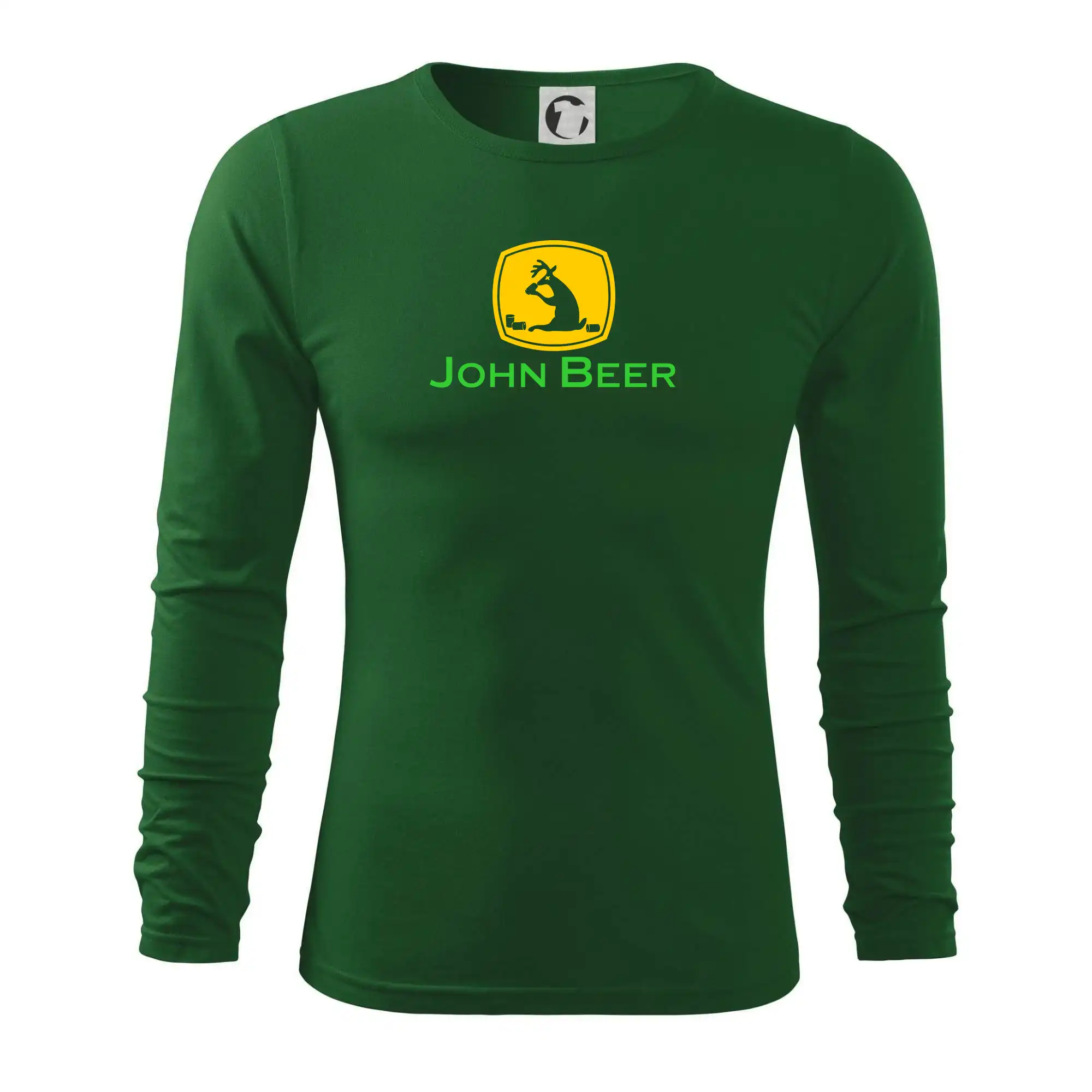 John Beer jelen s pivem