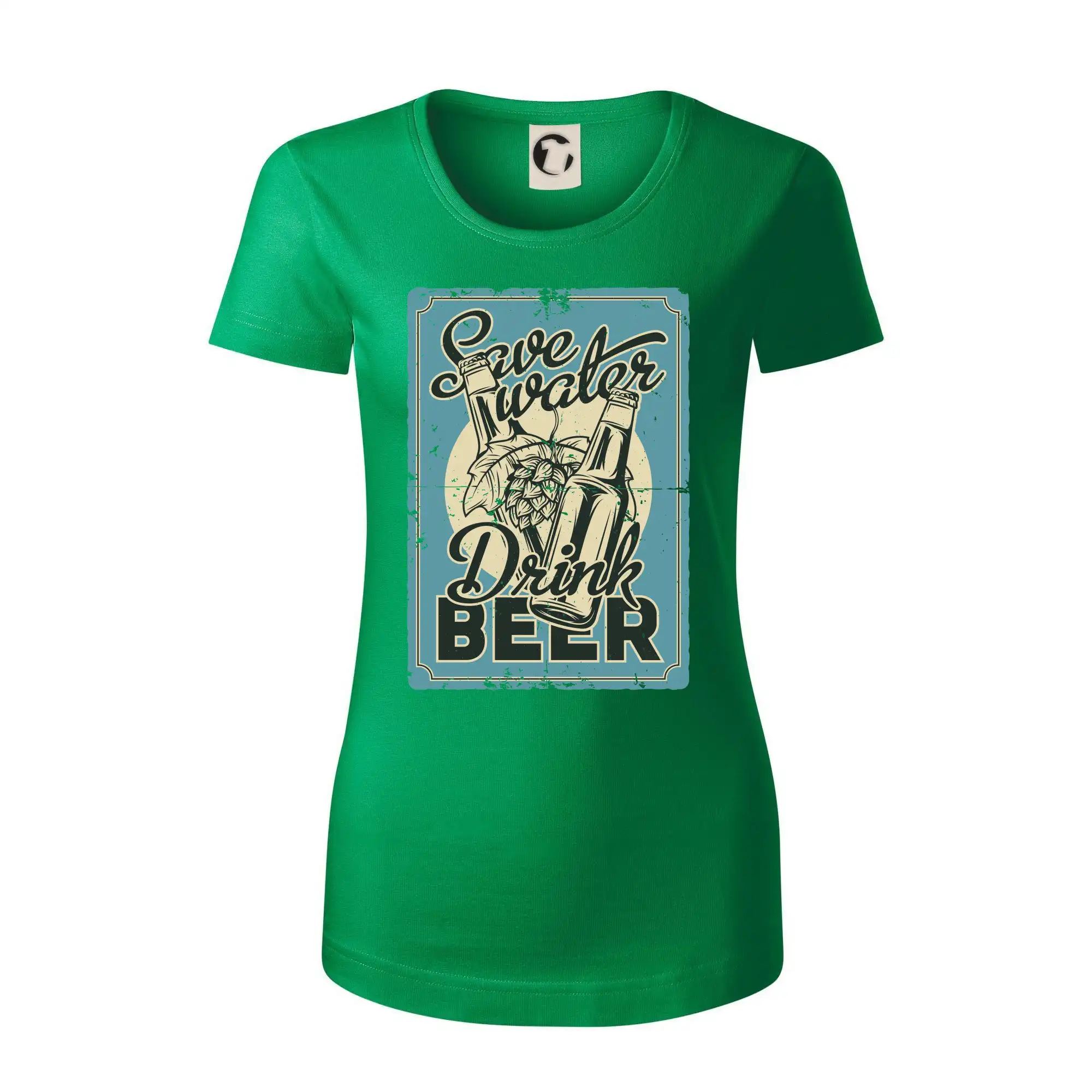 Save water drink beer poster