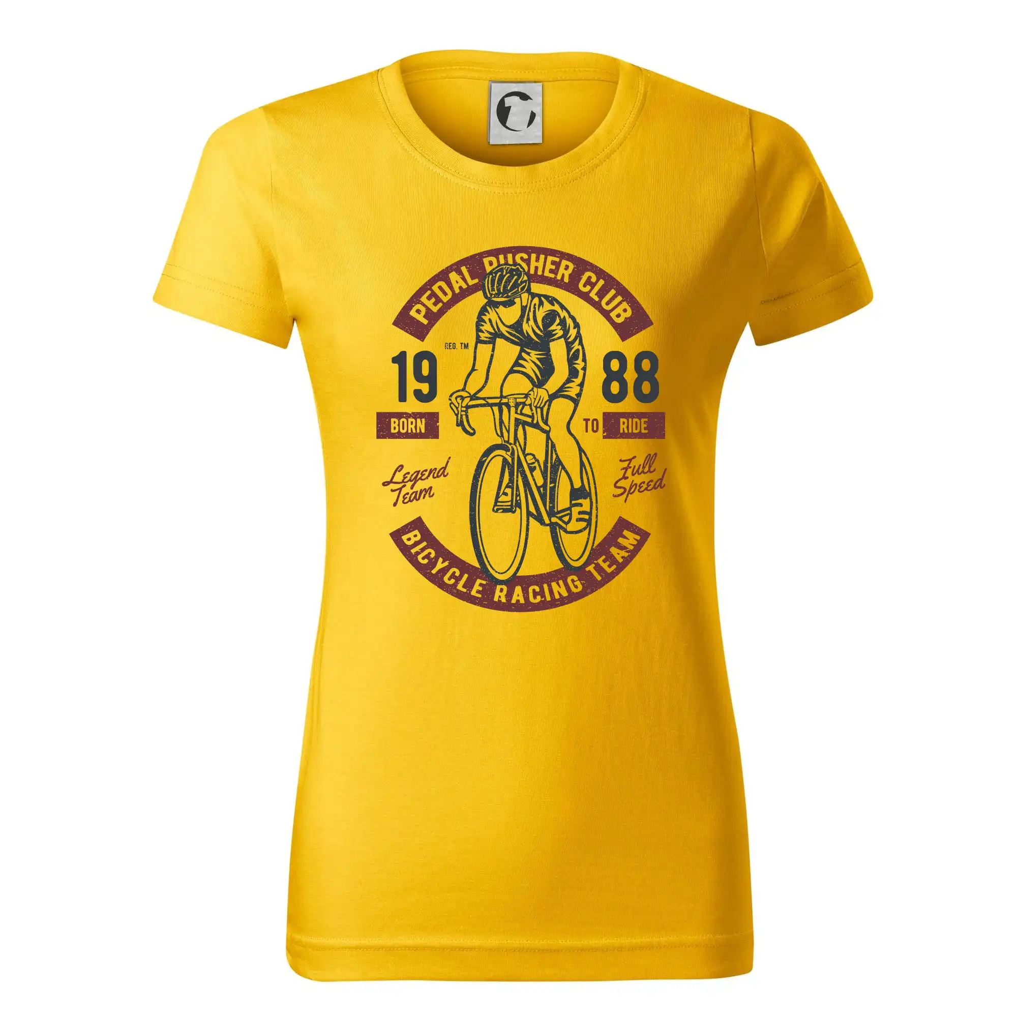 Tričko ako darček pre cyklistu - Bicycle Racing Team (váš ročník) - Dámske tričko basic - ľahko voľnejšie a dlhšie