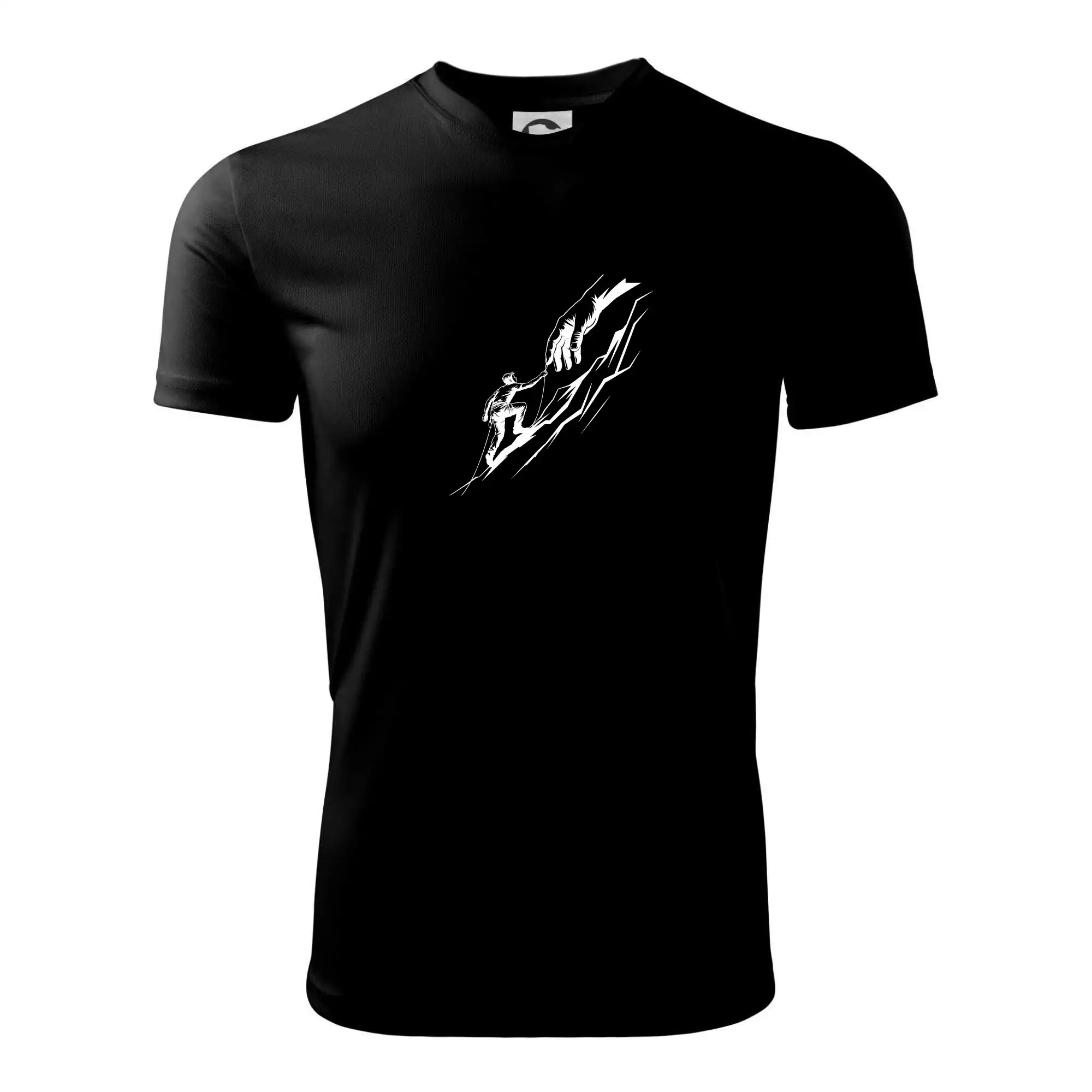 Horolezec ruka - kresba