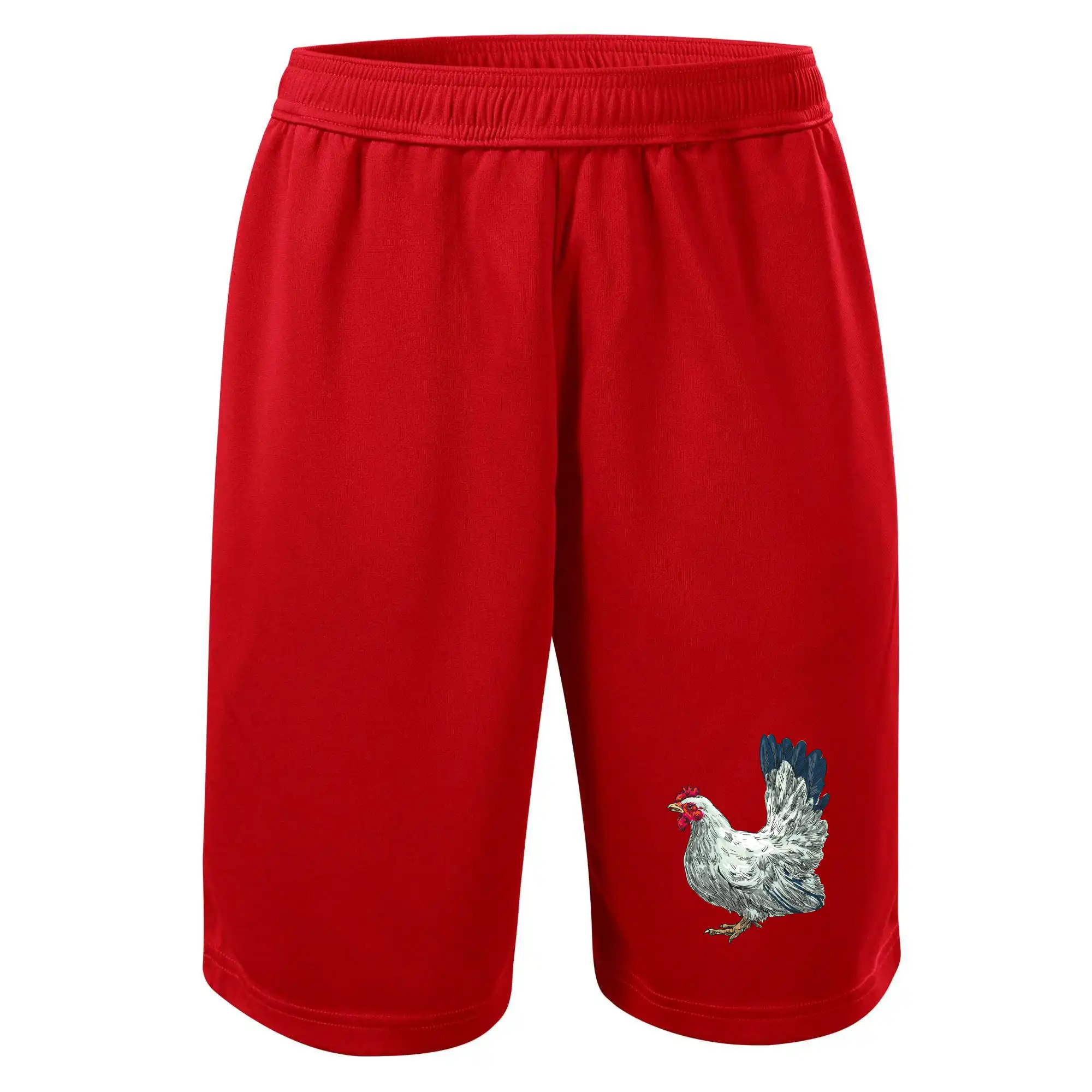 Slepice kreslená bílá