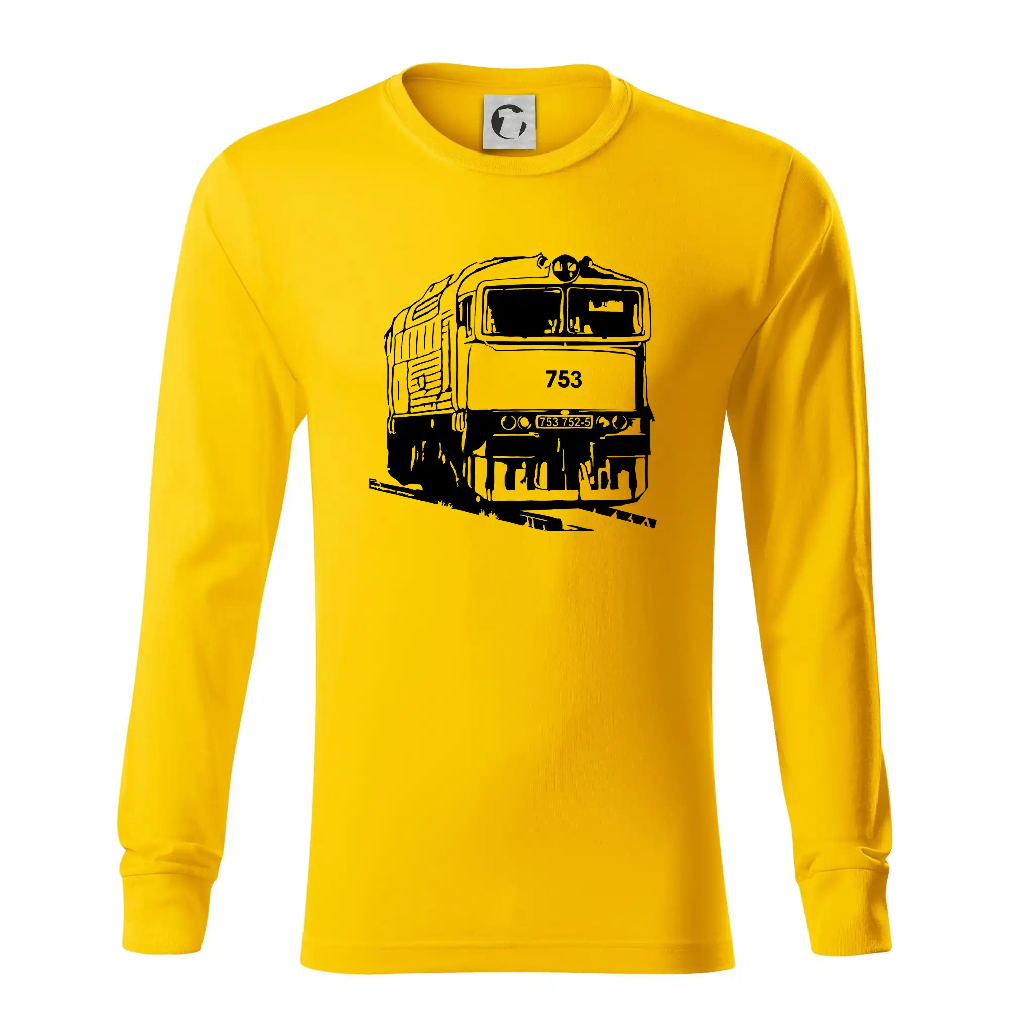 Tričká s vlakmi a autobusmi - Vlak 753 - Tričko s dlhým rukávom LS R05