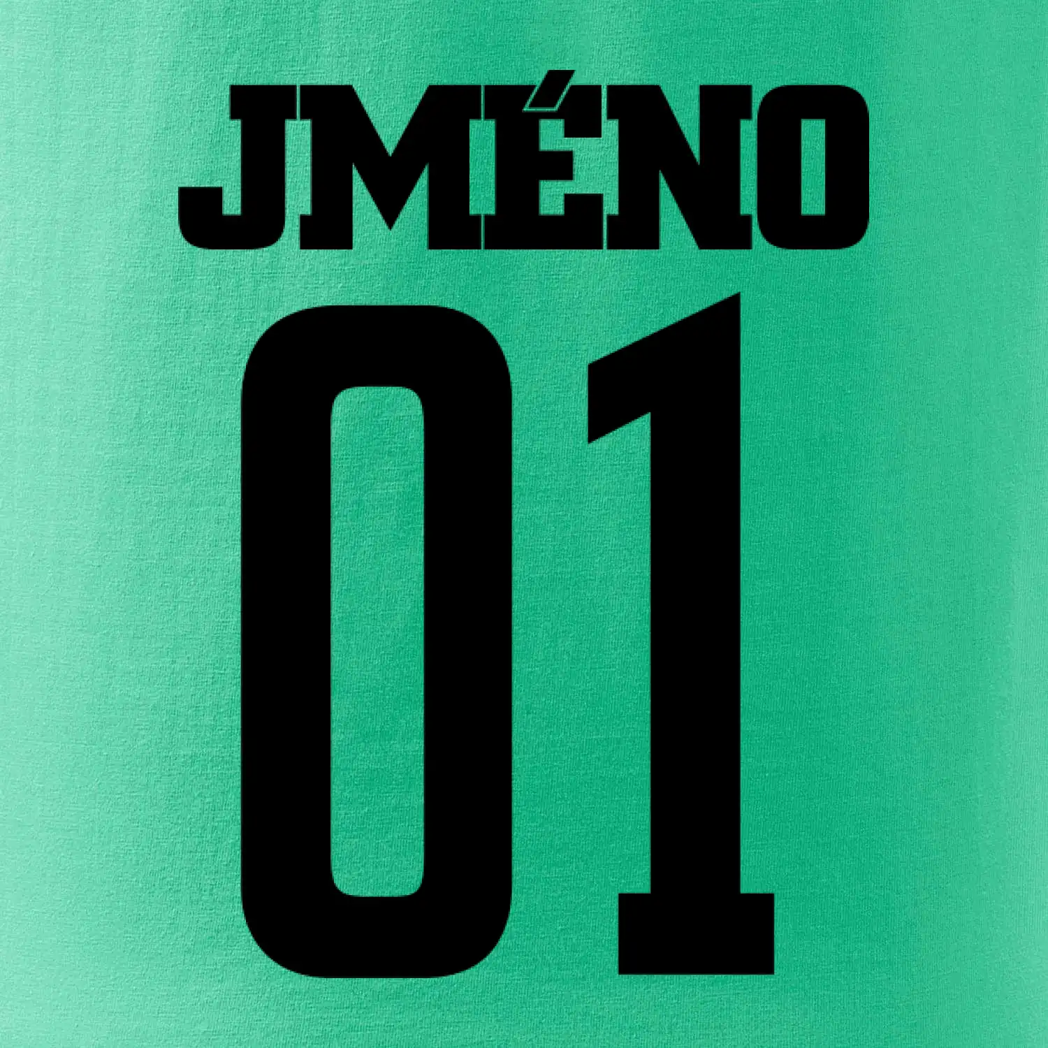 Florbalový dres - vlastné meno a číslo