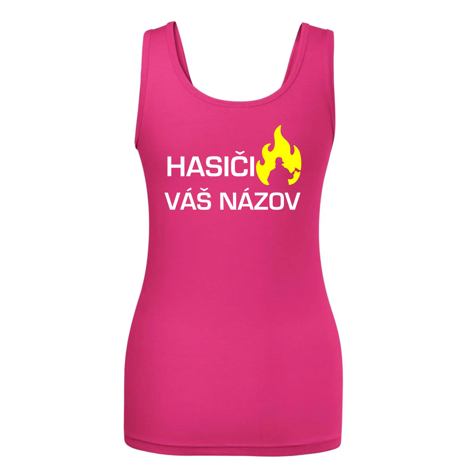 Hasiči - Váš názov - FLUO + Reflexná potlač