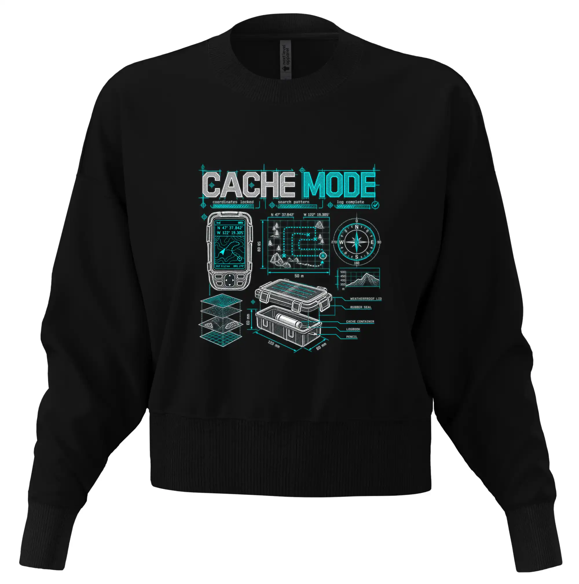 Cache mode technický plán GPS