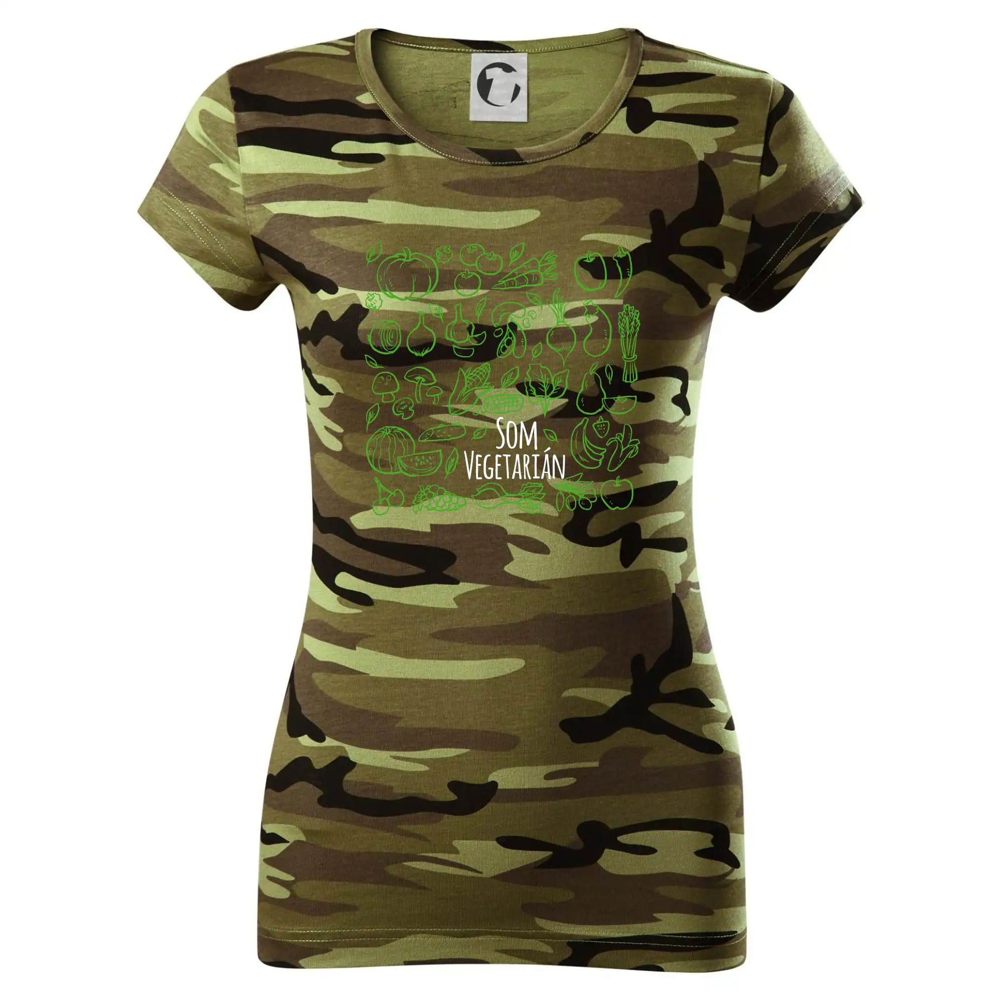 Som vegetarián - zelenina vo štvorci