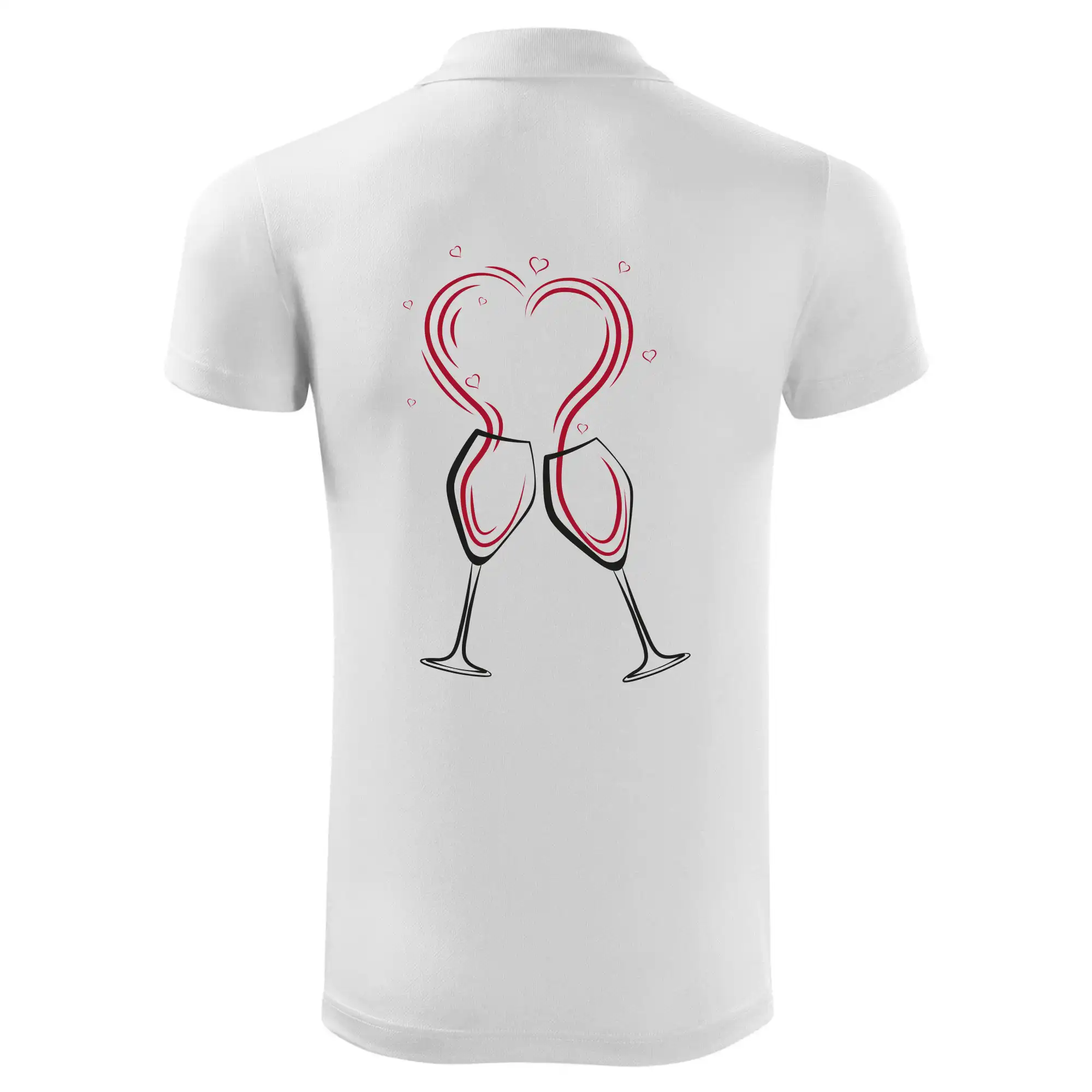 Víno je láska - srdíčka