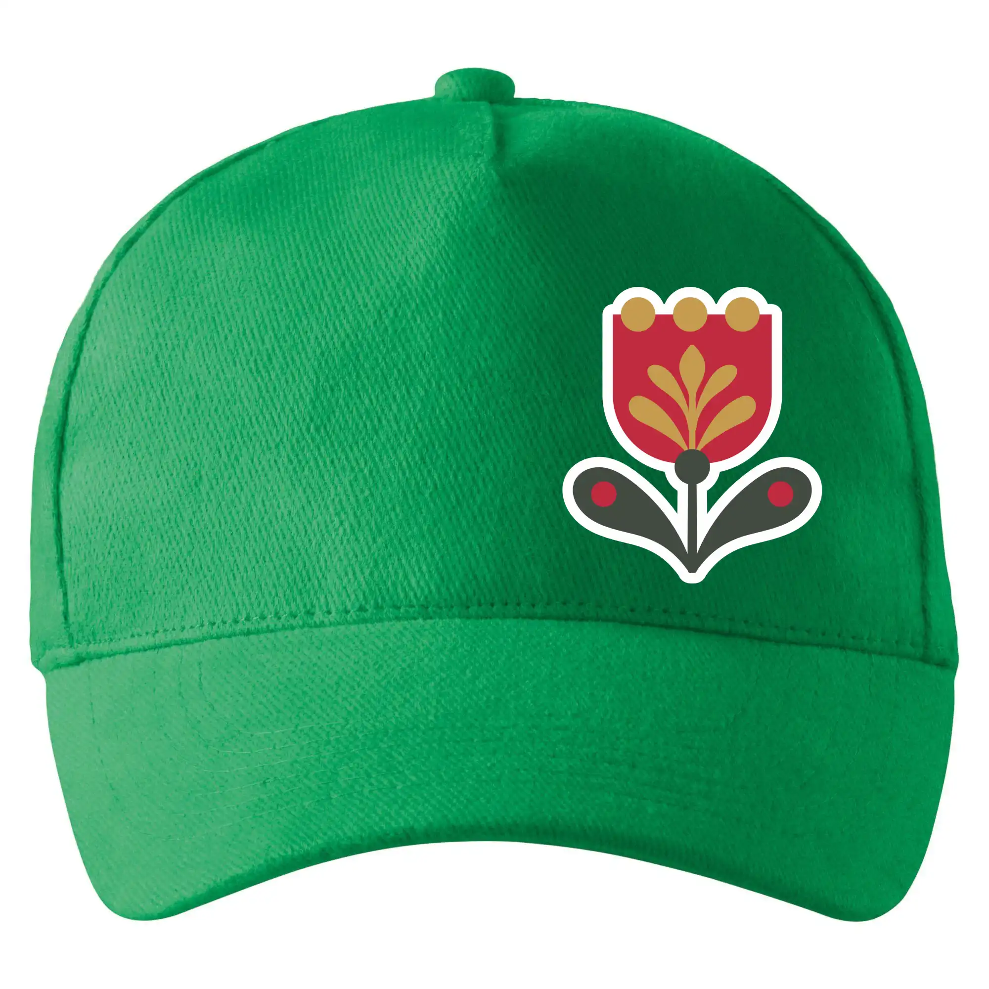 Folklor na prsu tulipán
