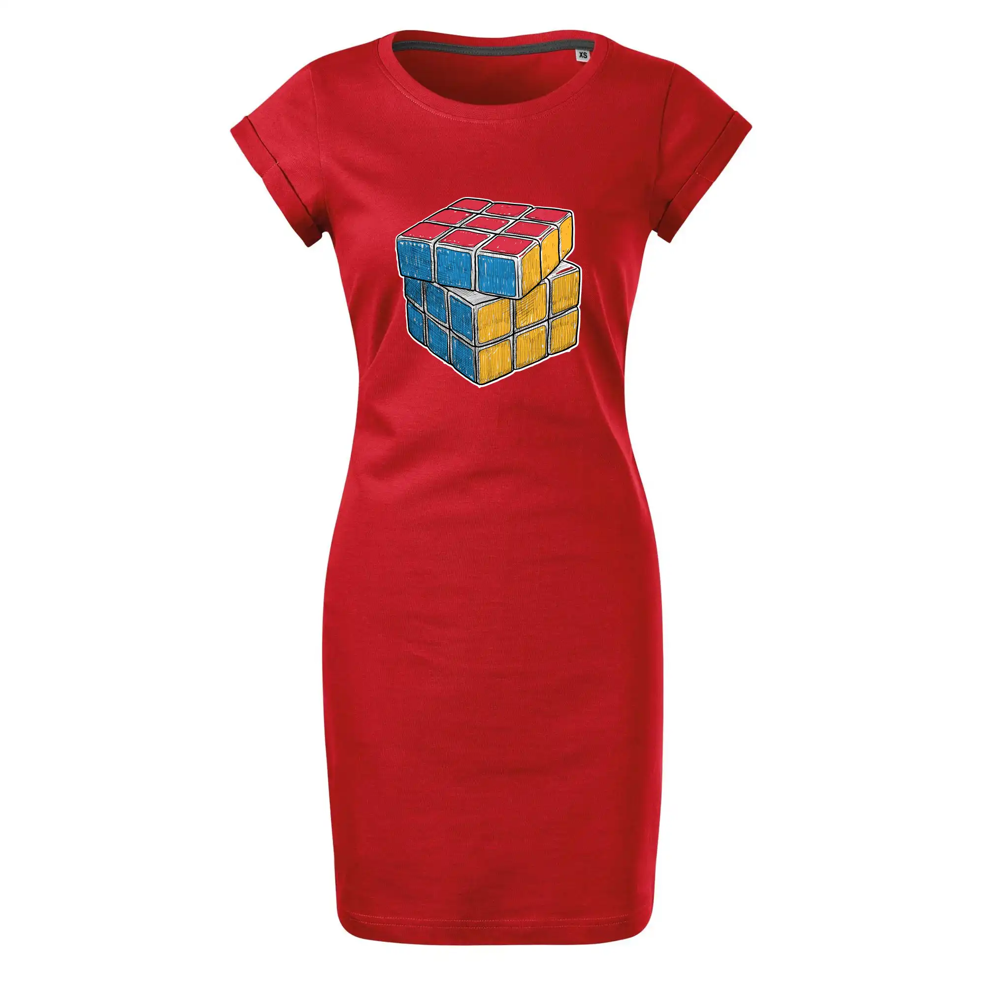 Rubikova kostka kreslená