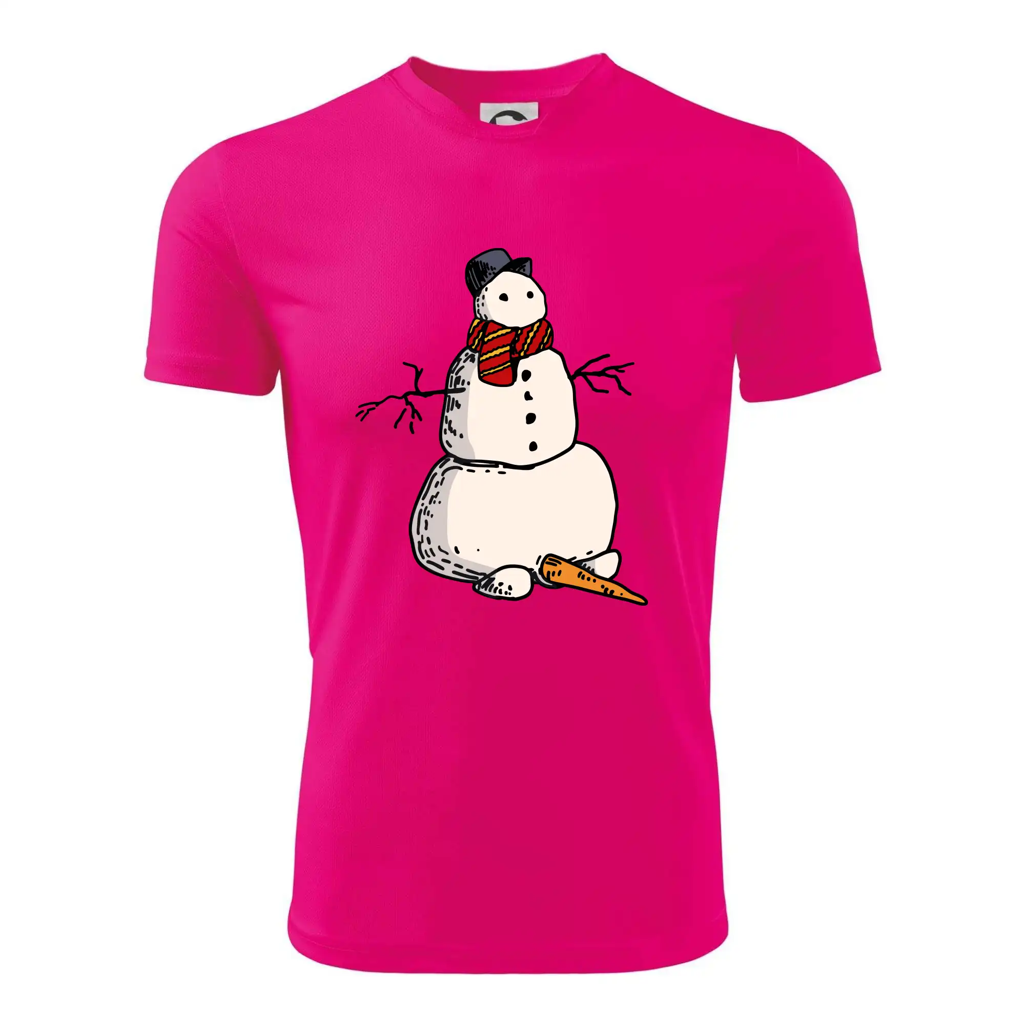 Sněhulák se spadlým nosem