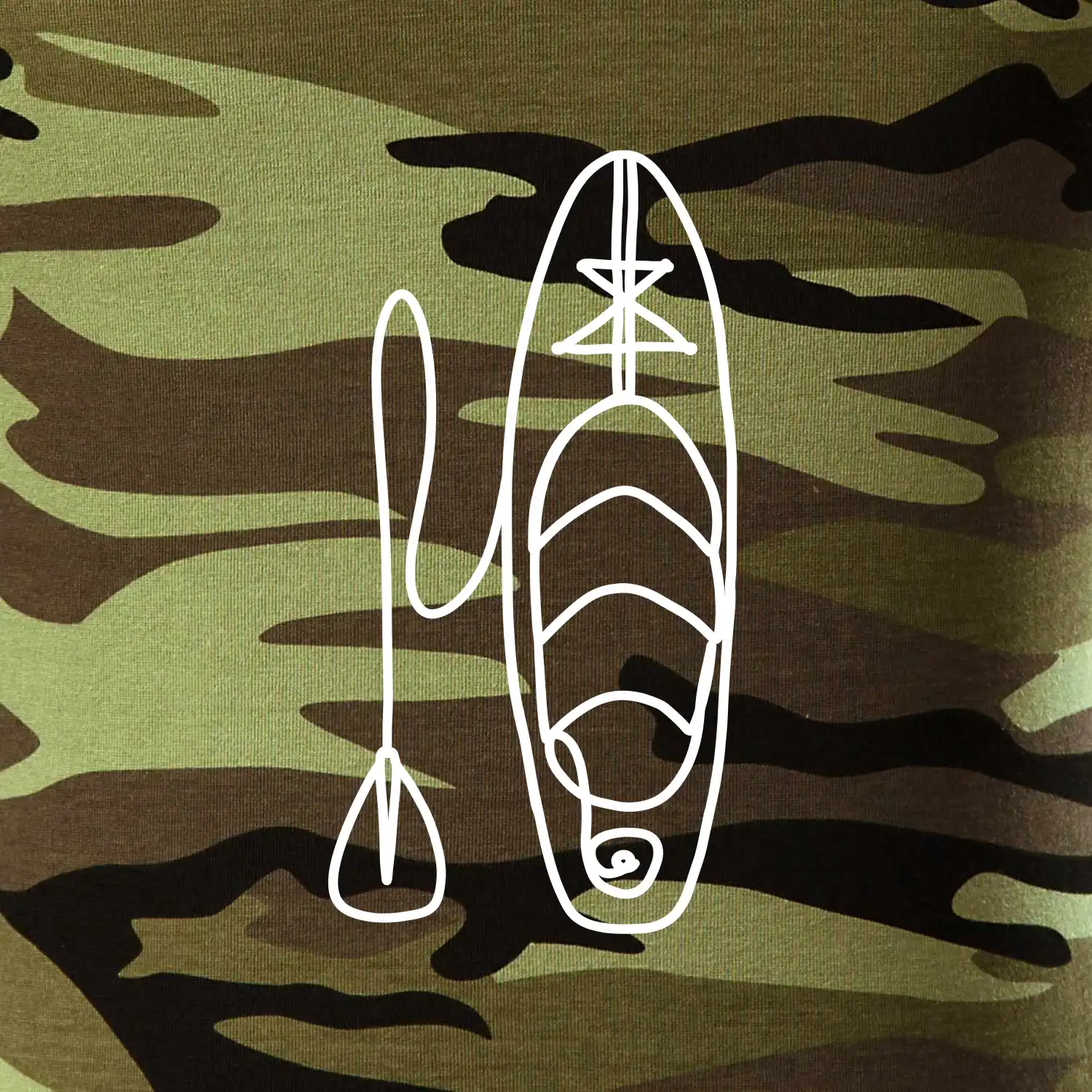 Paddleboard jedním tahem